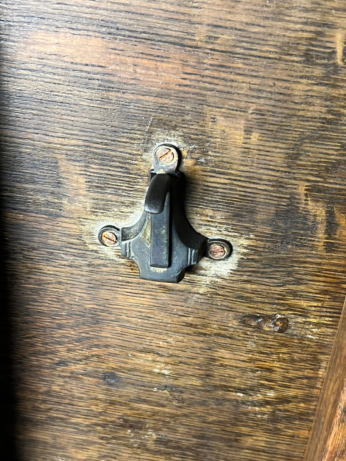 English Solid Oak Tilt Top Table, 19th Century, photo 12