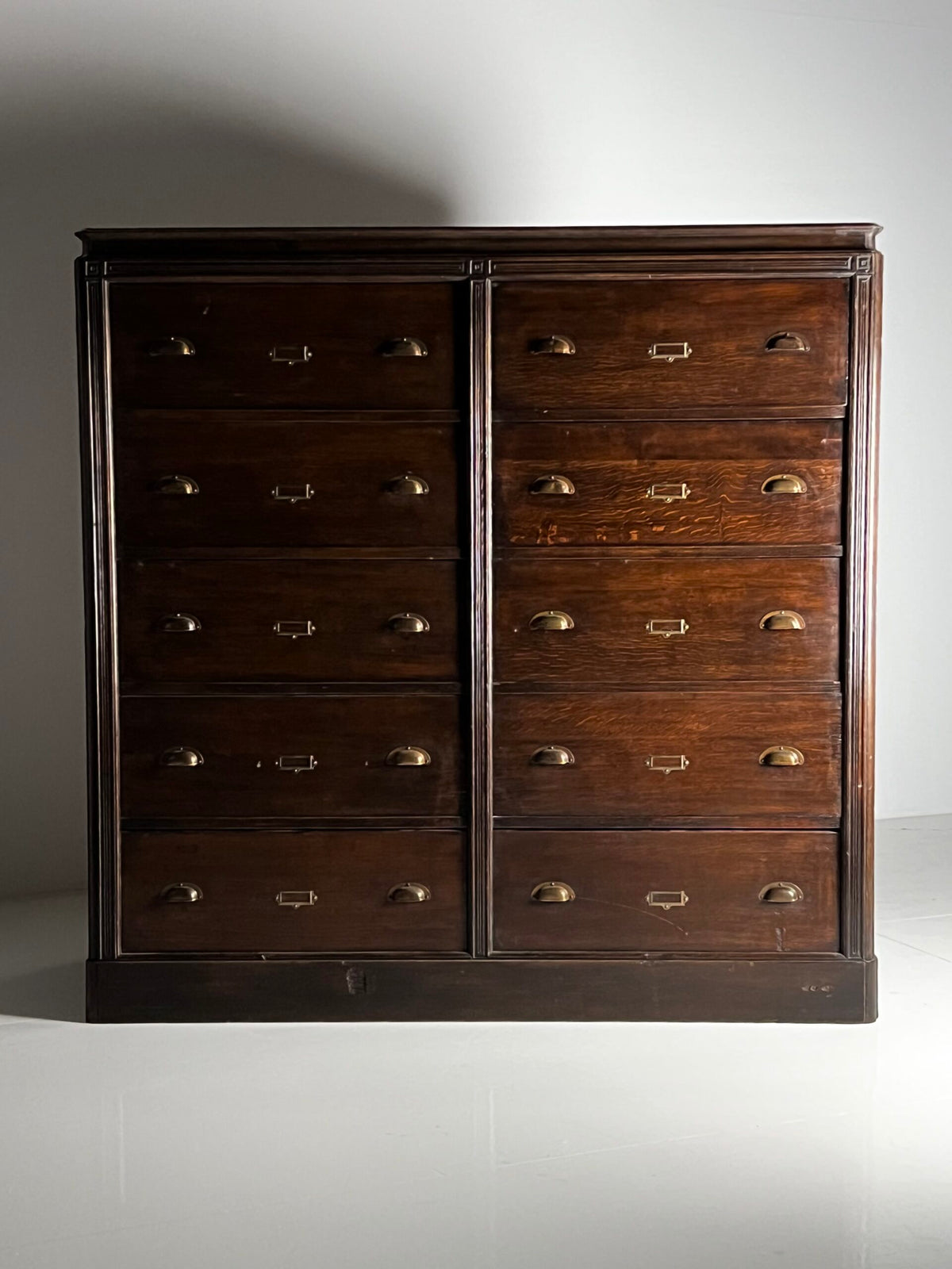 Solid Oak Apothecary Cabinet, Belgium c. 1900, photo 4
