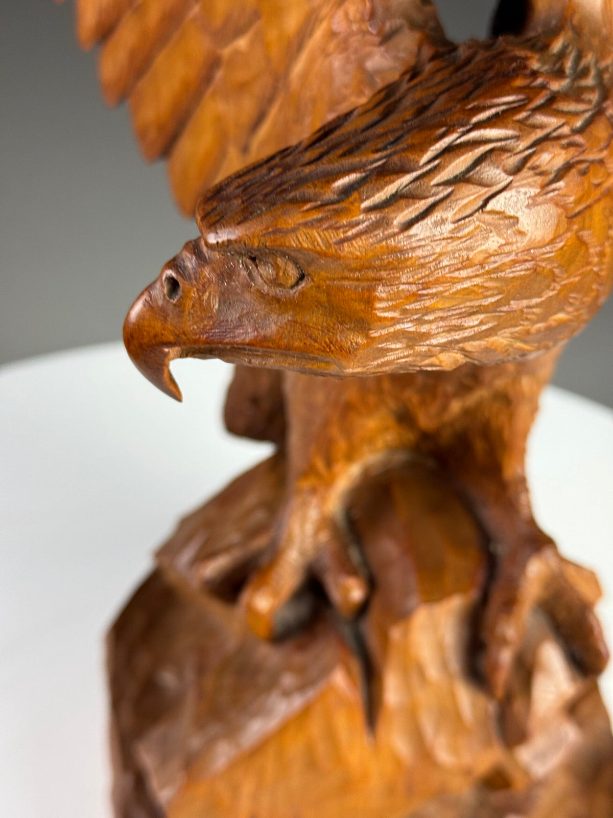 Black Forest Eagle Sculpture on a Rock, Early 20th Century, photo 9