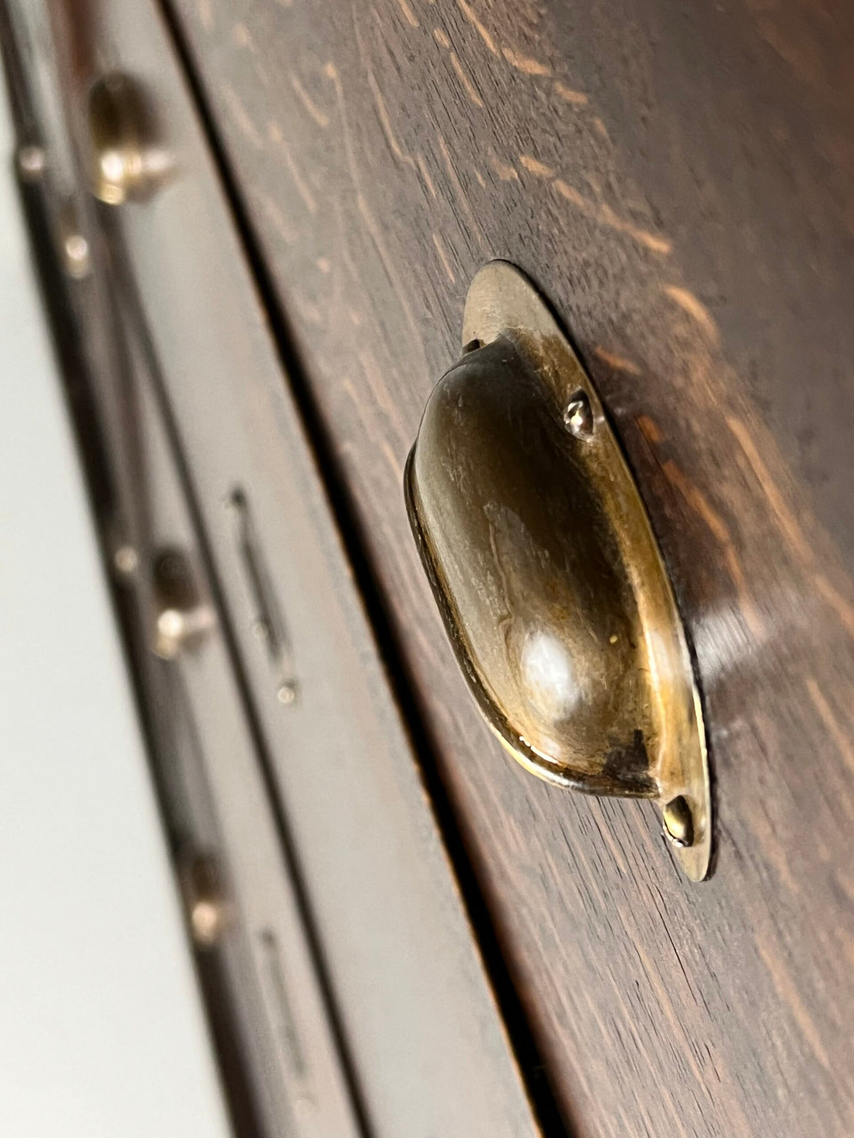 Solid Oak Apothecary Cabinet, Belgium c. 1900, photo 12