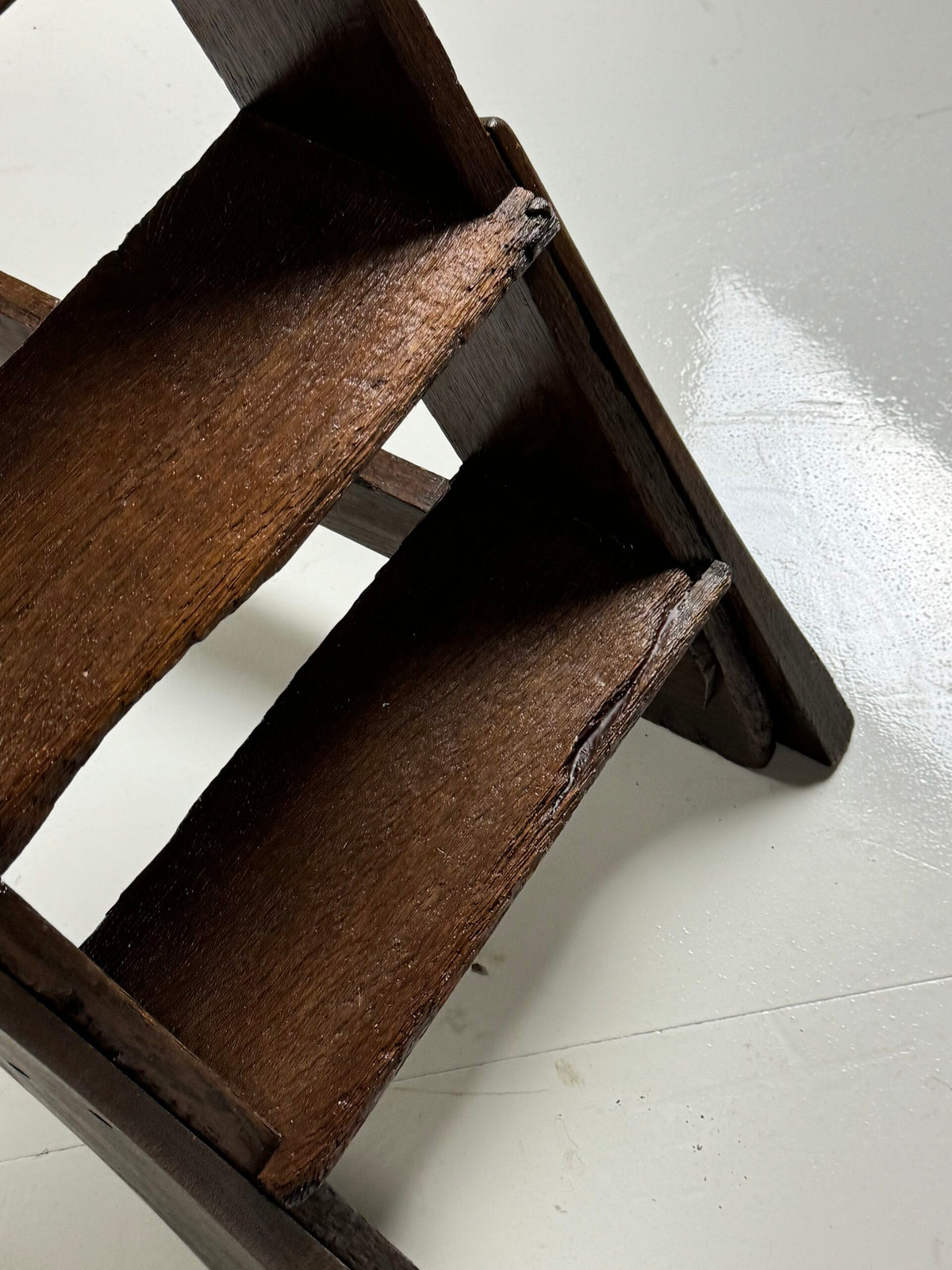 Antique Oak Library Steps, 19th Century, photo 8