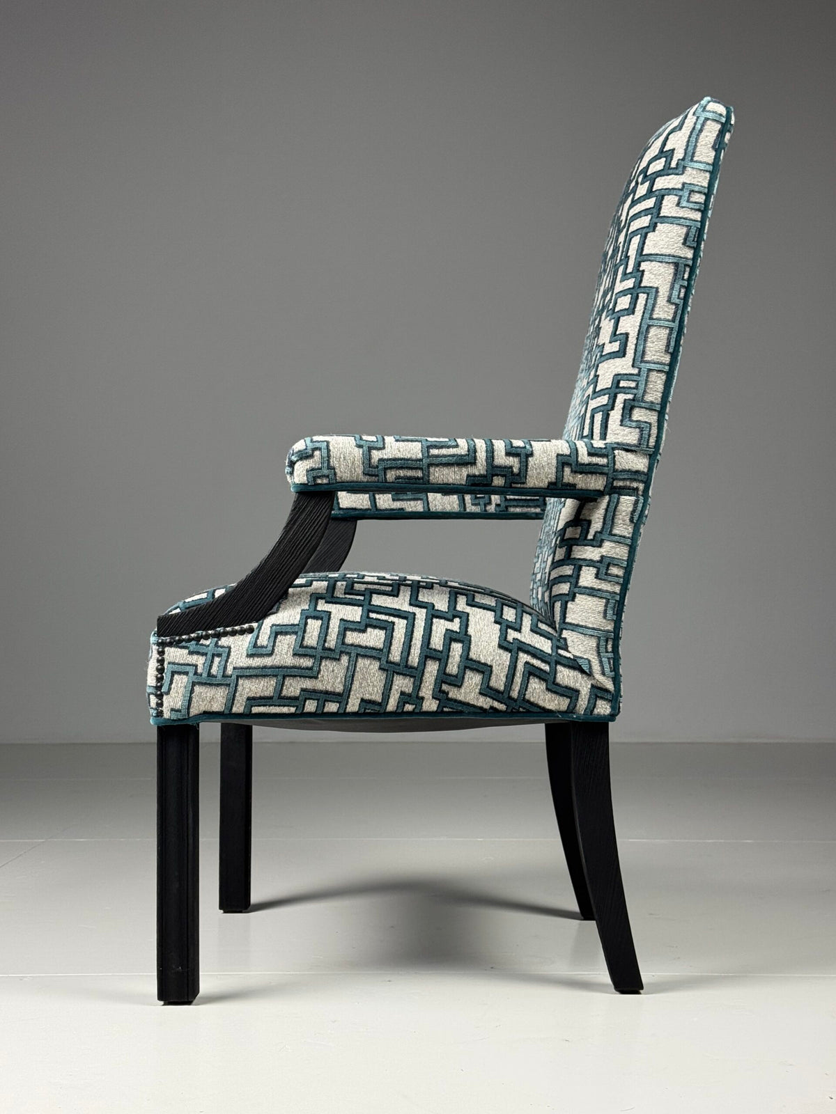 Set of Eight Classic Dining Chairs, Late 20th Century, photo 17
