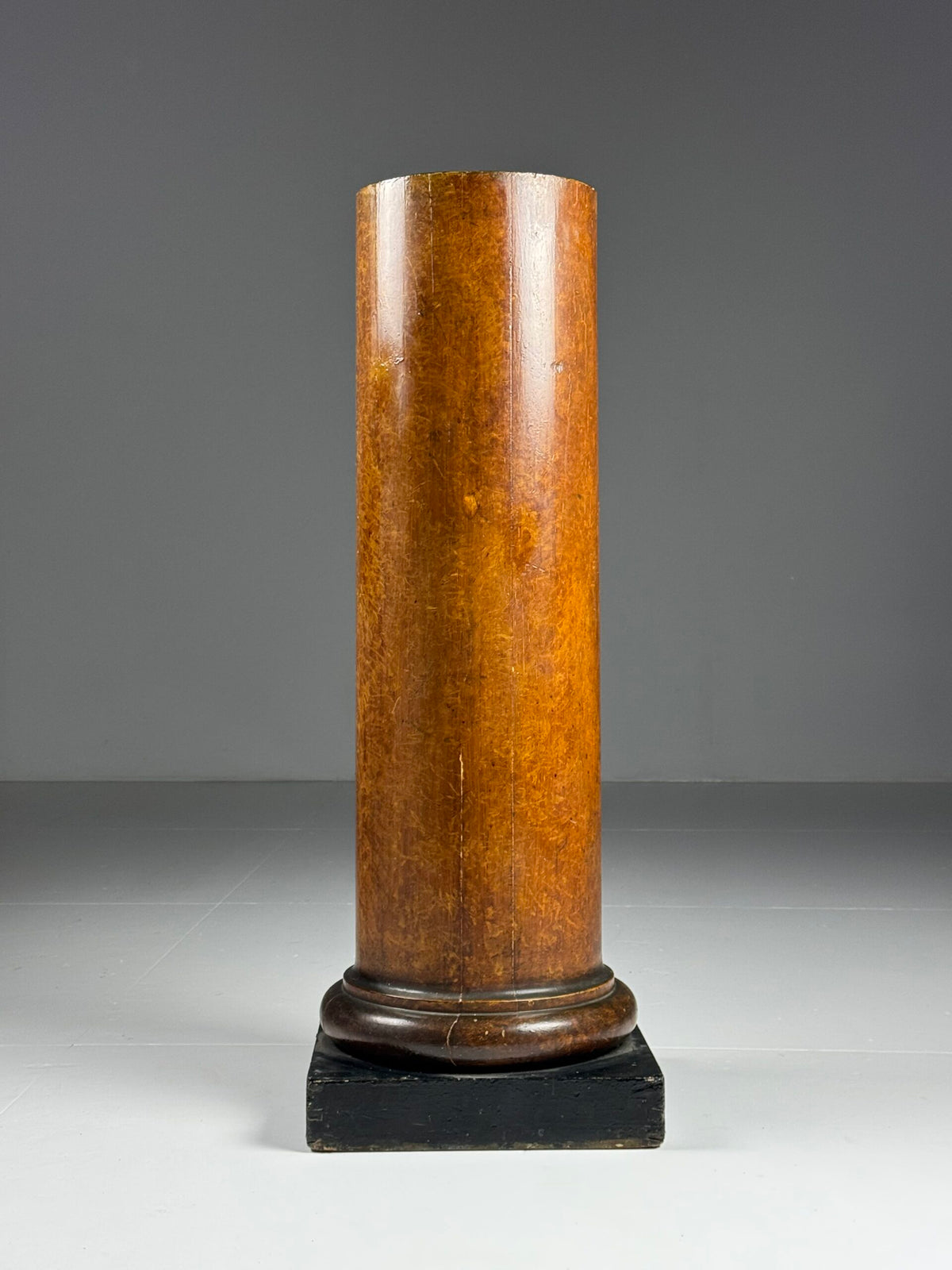 Wooden Faux Bois Column Pedestal, 19th Century, photo 4