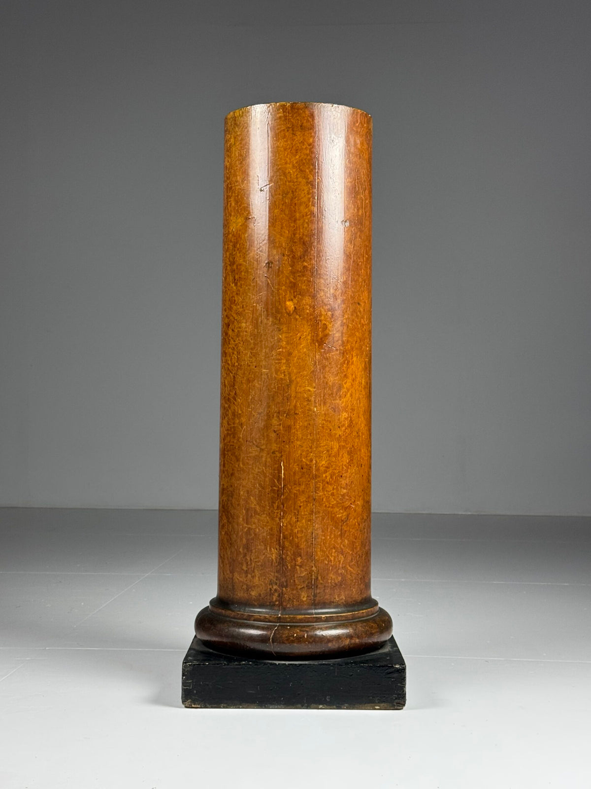 Wooden Faux Bois Column Pedestal, 19th Century, photo 13