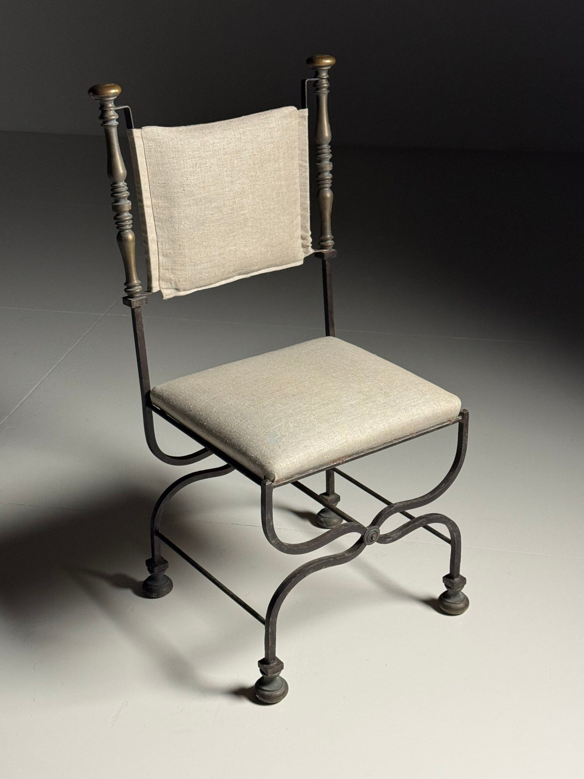 Set of Four Italian Savonarola Chairs, c. 1900, photo 3
