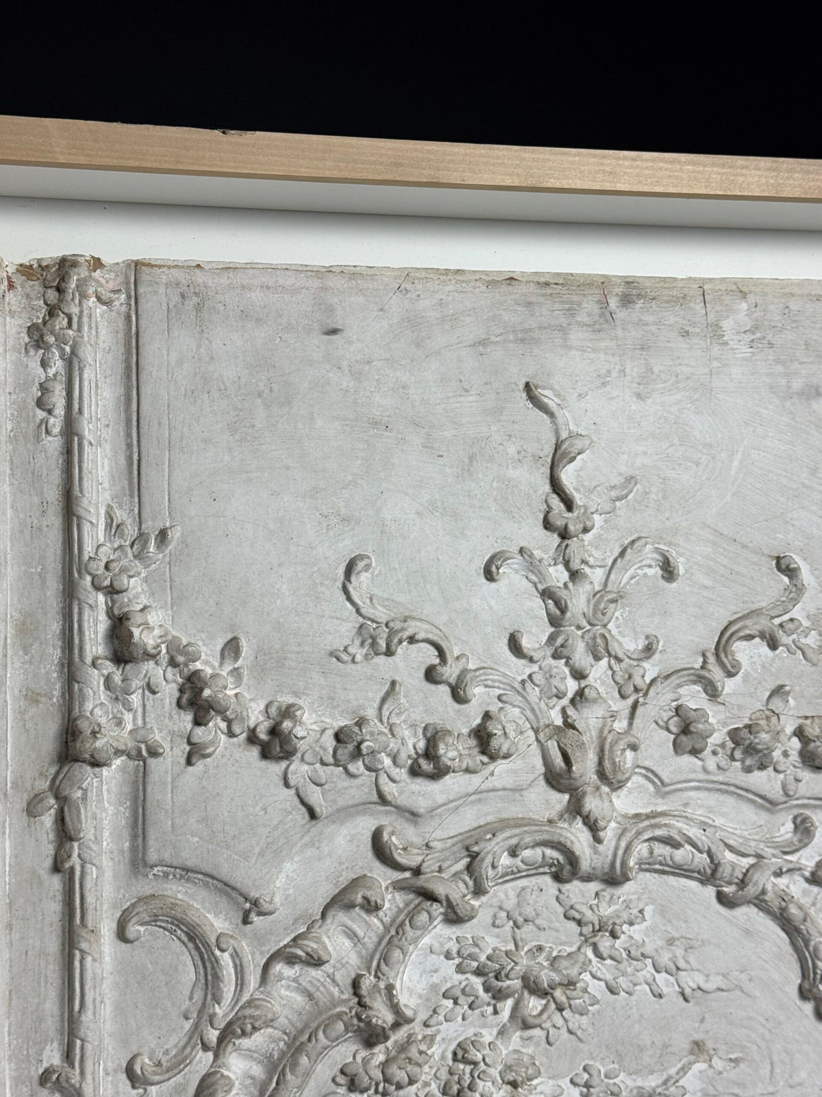 Framed Plaster Ceiling Fragment with Hunting Scene, photo 20
