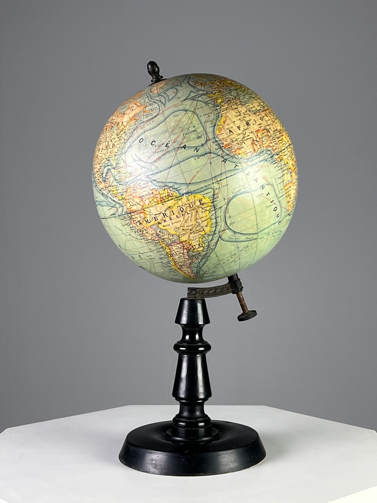 Globe by J. Forest, Paris, c. 1900, photo 8