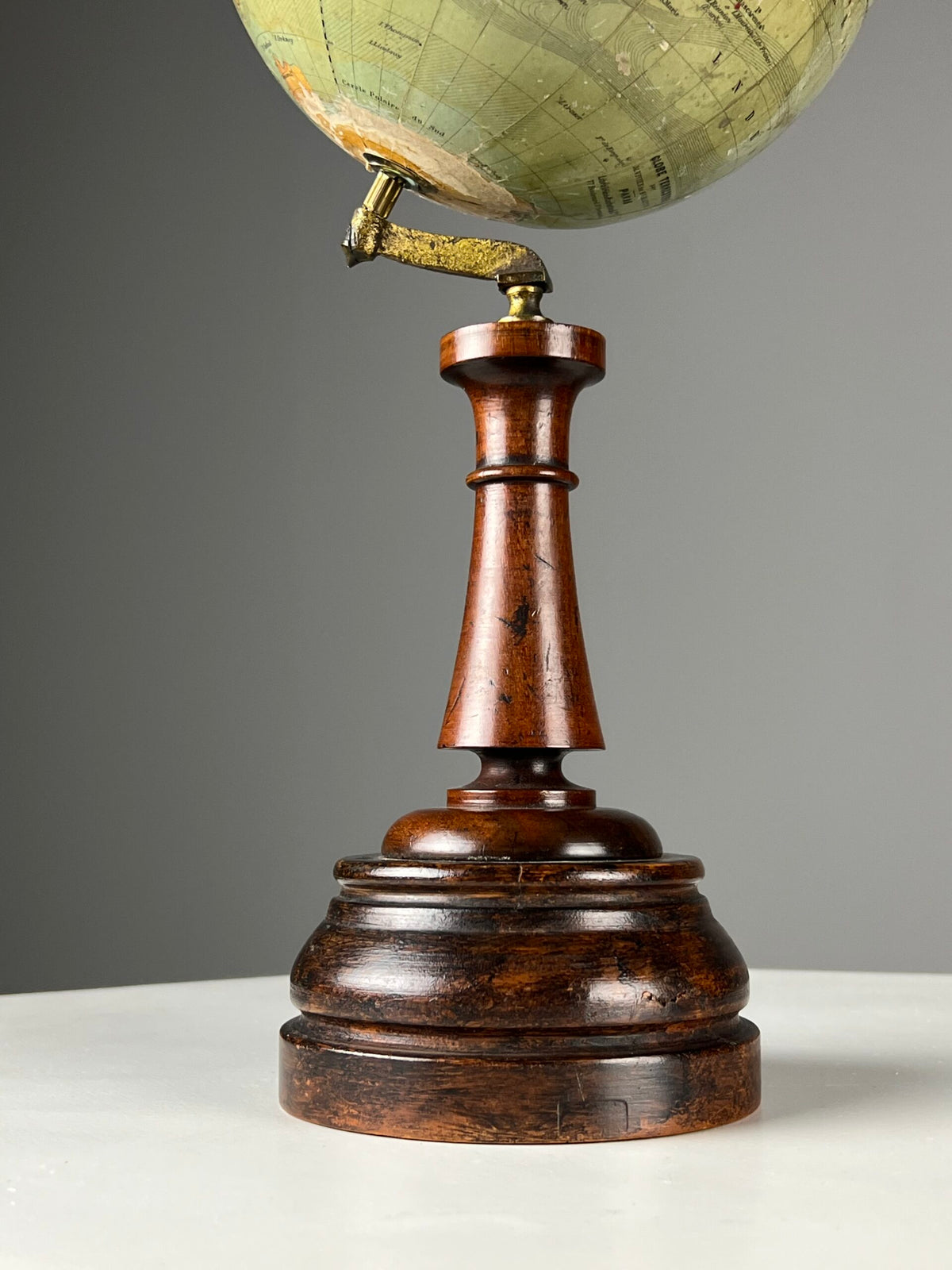 French Terrestrial Globe by M. Vivien de St. Martin, 19th Century, photo 8