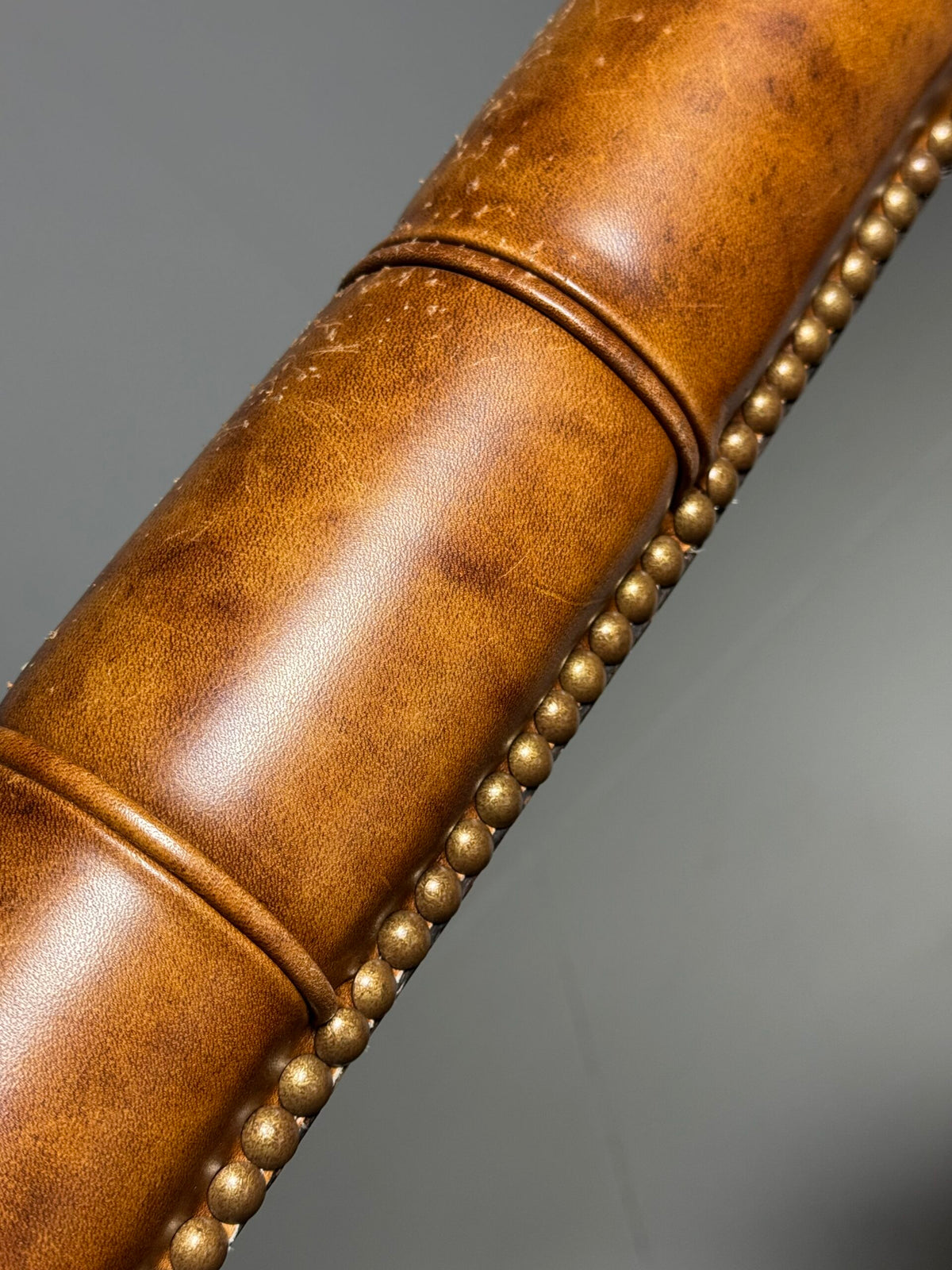 English Ebonized Stool with Sheepskin, Early 20th Century, photo 10