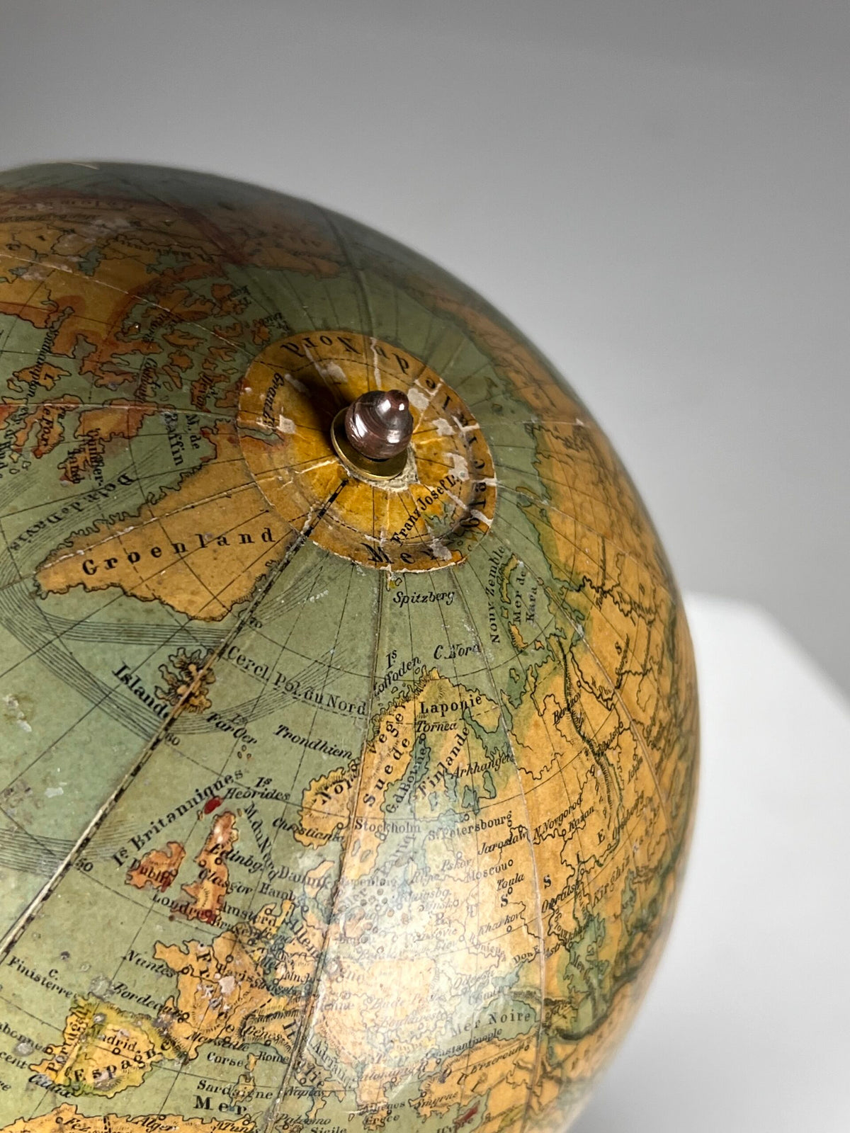 French Terrestrial Globe by M. Vivien de St. Martin, 19th Century, photo 10