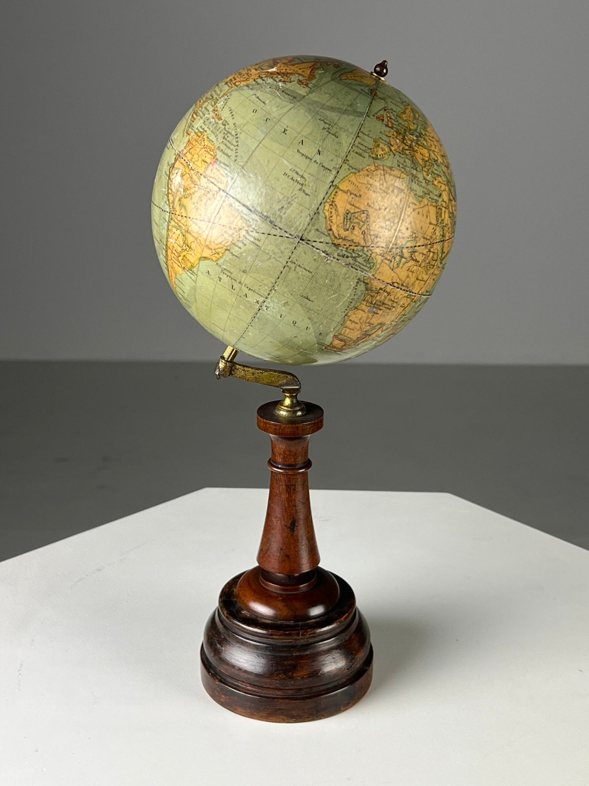 French Terrestrial Globe by M. Vivien de St. Martin, 19th Century, photo 17