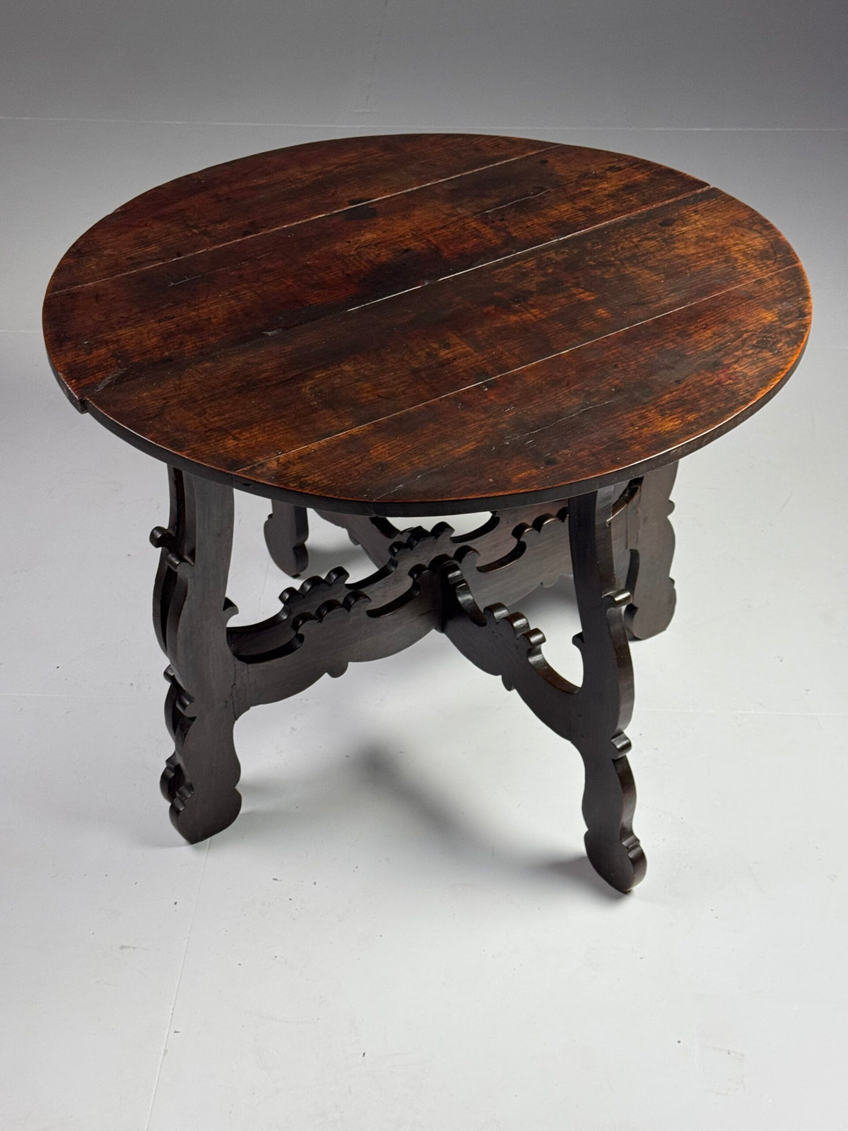 Pair of Italian Demi Lune Console Tables, 18th Century, photo 14