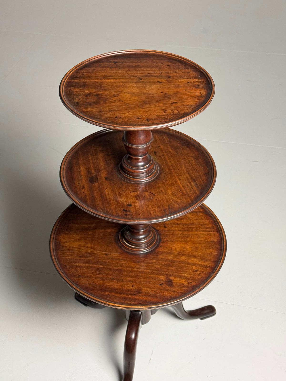 English Tripod Etagere Table, 19th Century, photo 8