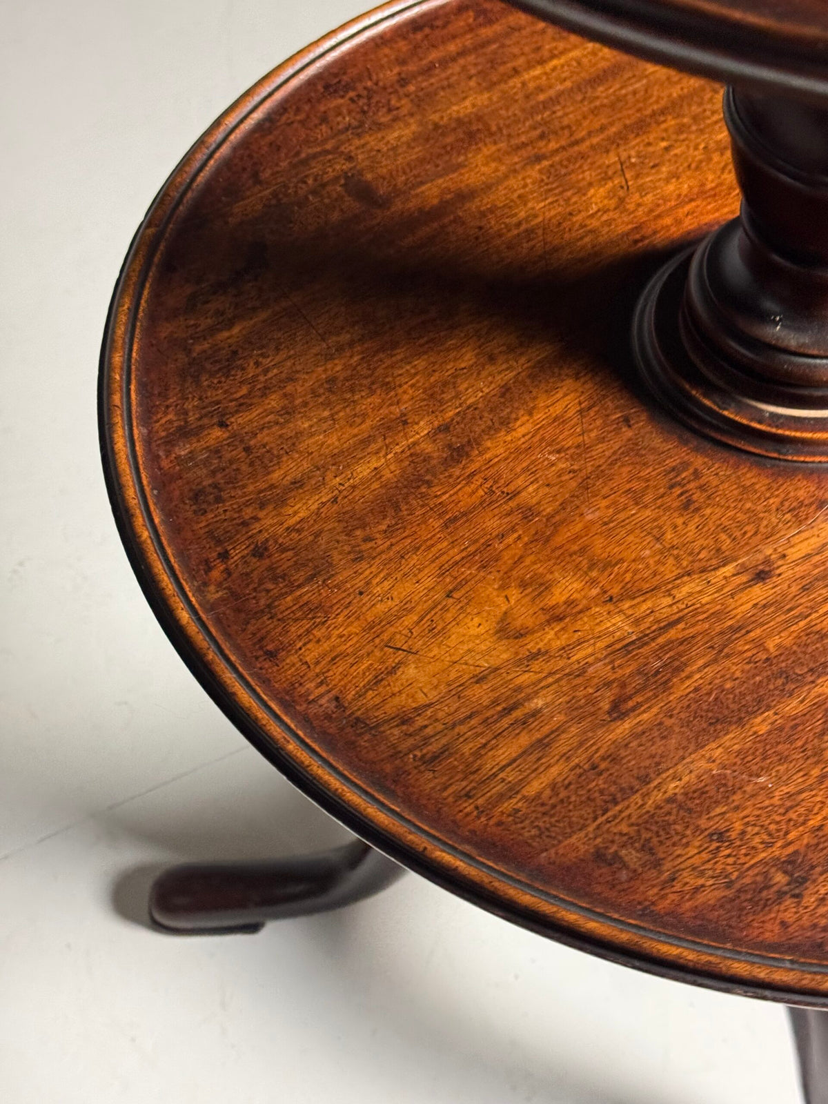 English Tripod Etagere Table, 19th Century, photo 7