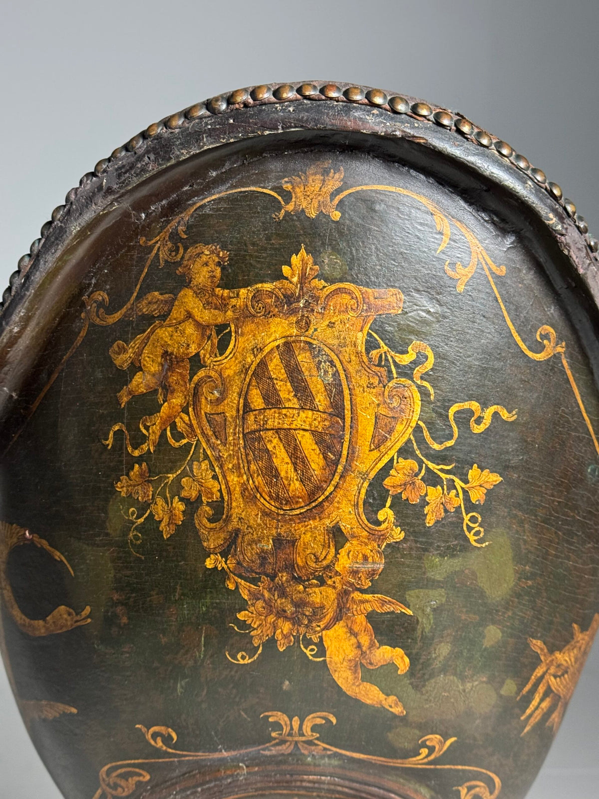 Venetian Gondola Chair with Original Polychrome, 18th Century, photo 9