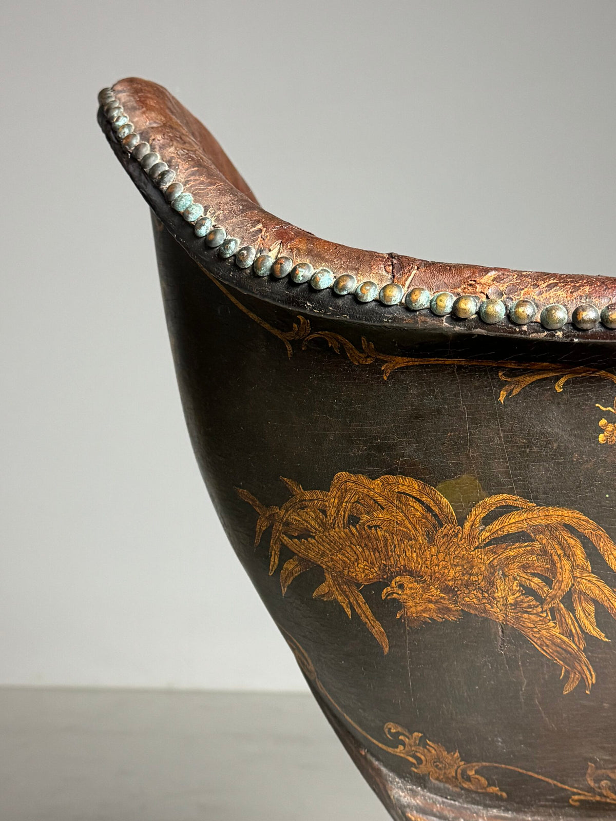 Venetian Gondola Chair with Original Polychrome, 18th Century, photo 13
