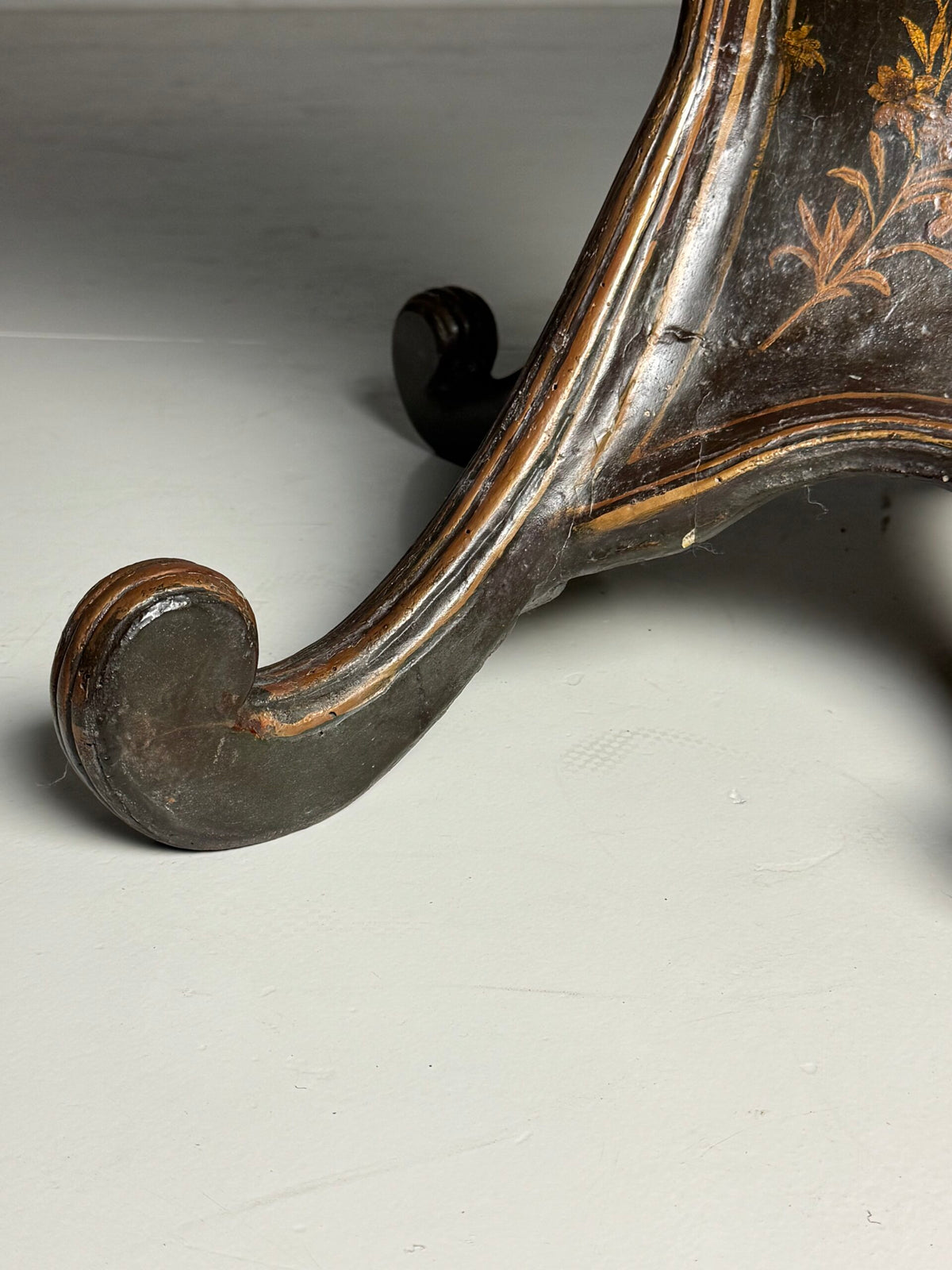 Venetian Gondola Chair with Original Polychrome, 18th Century, photo 12