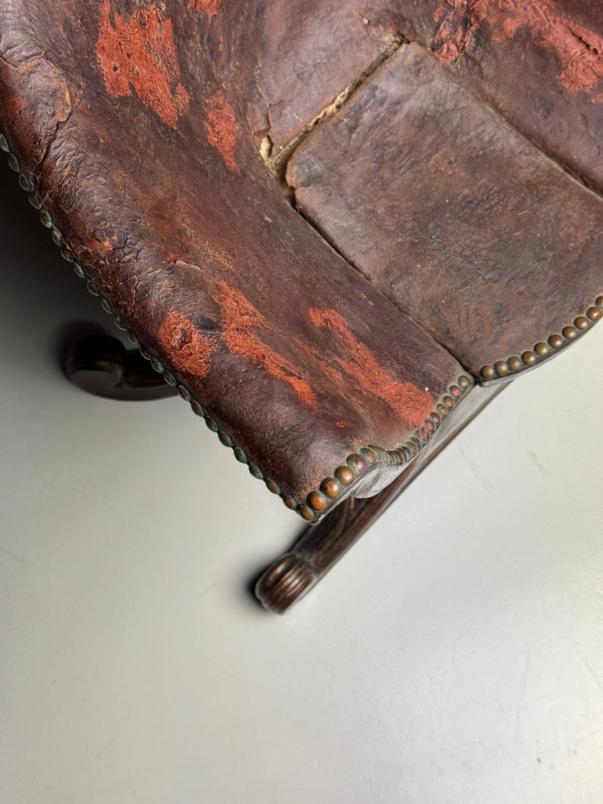 Venetian Gondola Chair with Original Polychrome, 18th Century, photo 7