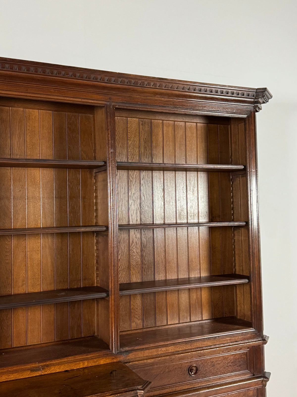 Giant Belgian Oak Library Bookcase, 1950s to 1960s, photo 14