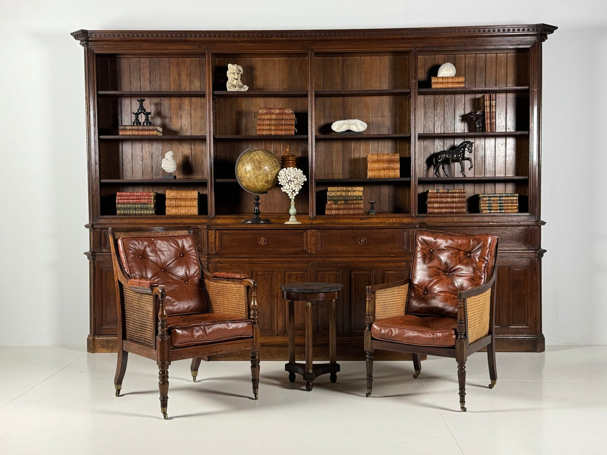 Giant Belgian Oak Library Bookcase, 1950s to 1960s, photo 40