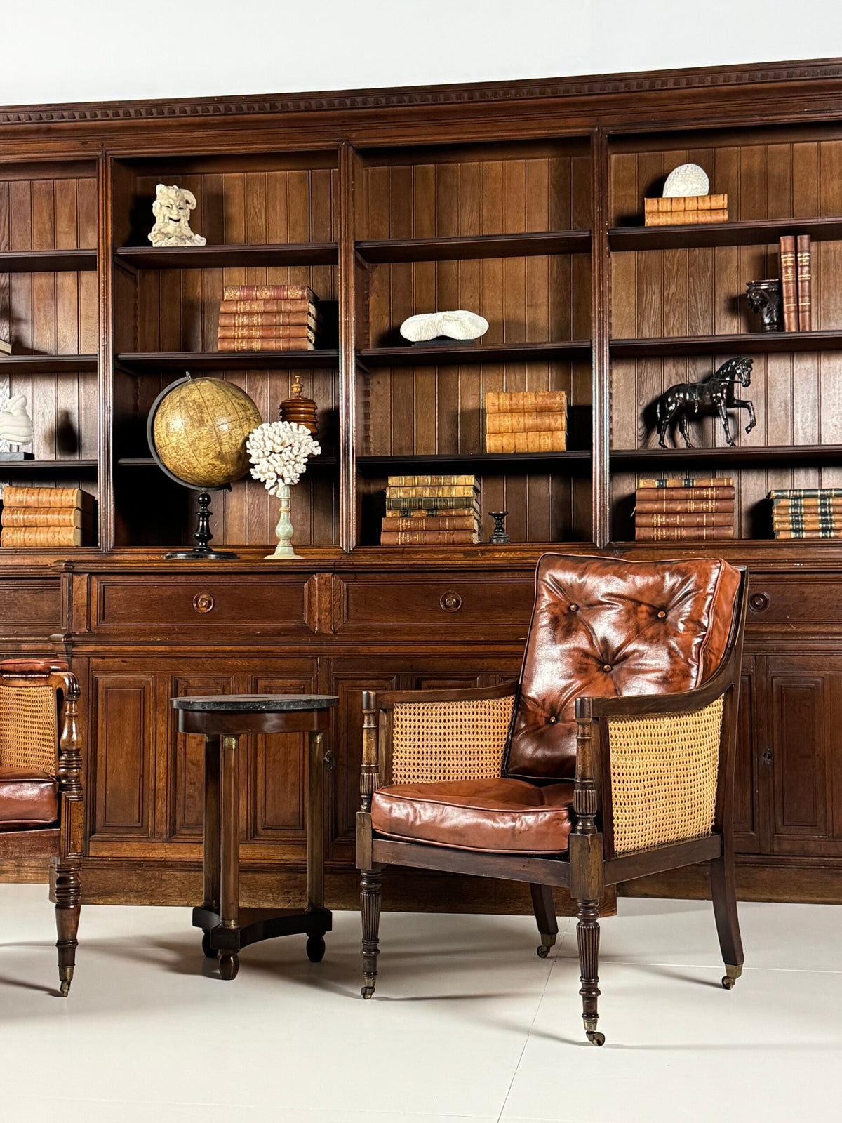 Giant Belgian Oak Library Bookcase, 1950s to 1960s, photo 43