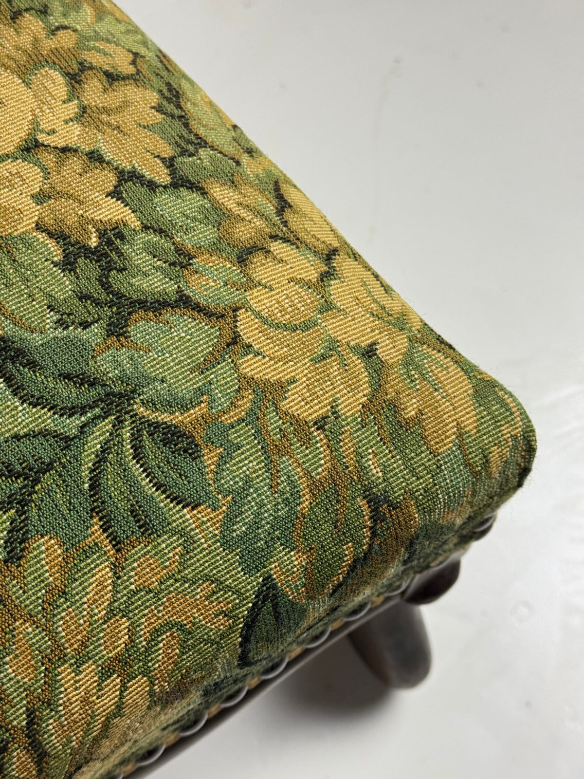 Set of Six Os de Mouton Dining Chairs, Aubusson Style Fabric, photo 25