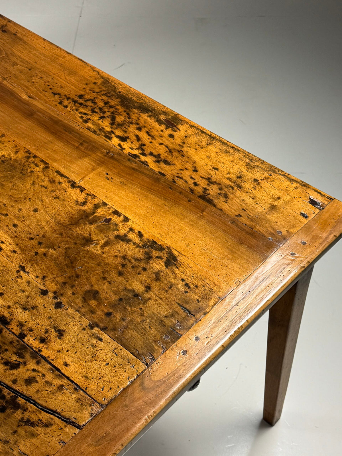 French Farmhouse Dining Table with End Drawers, Early 19th Century, photo 17