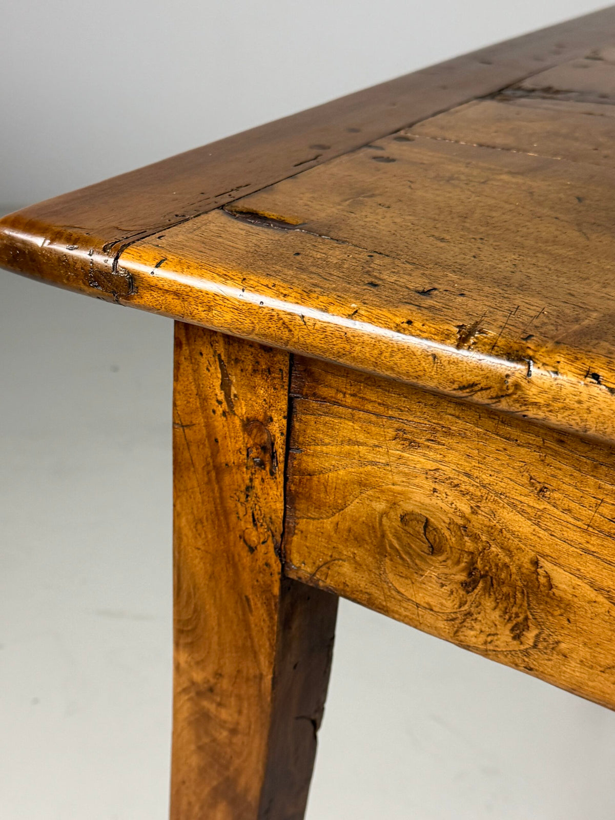 French Farmhouse Dining Table with End Drawers, Early 19th Century, photo 12