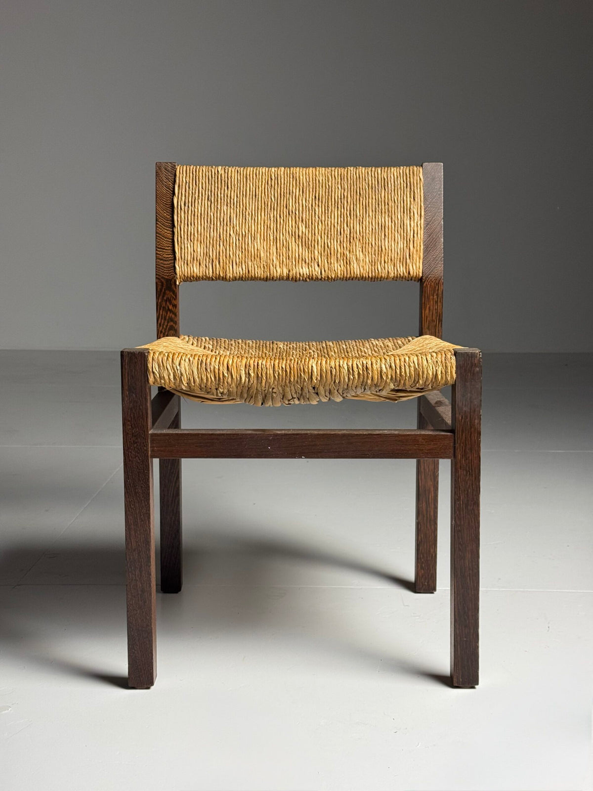 Set of Six Martin Visser Dining Chairs with Rush Seats, 1970s, photo 12
