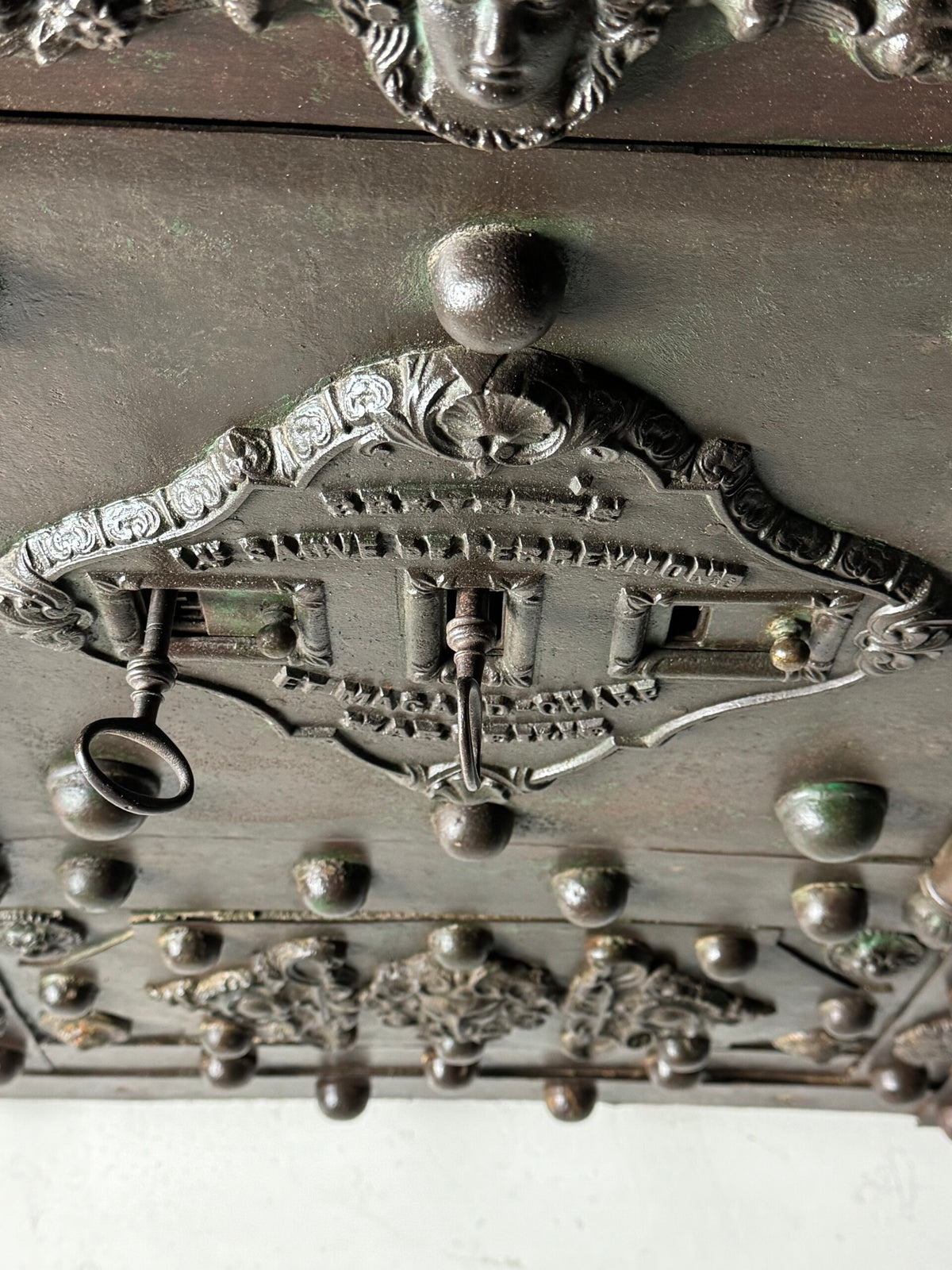 French Hobnail Safe by Magaud de Charf, Marseille, 1850 to 1890, photo 18