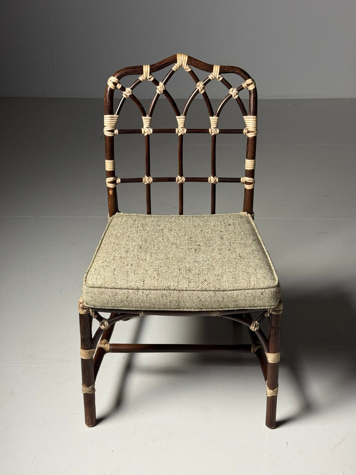 Set of Four Vintage Bentwood Dining Chairs with Bamboo Look, photo 8