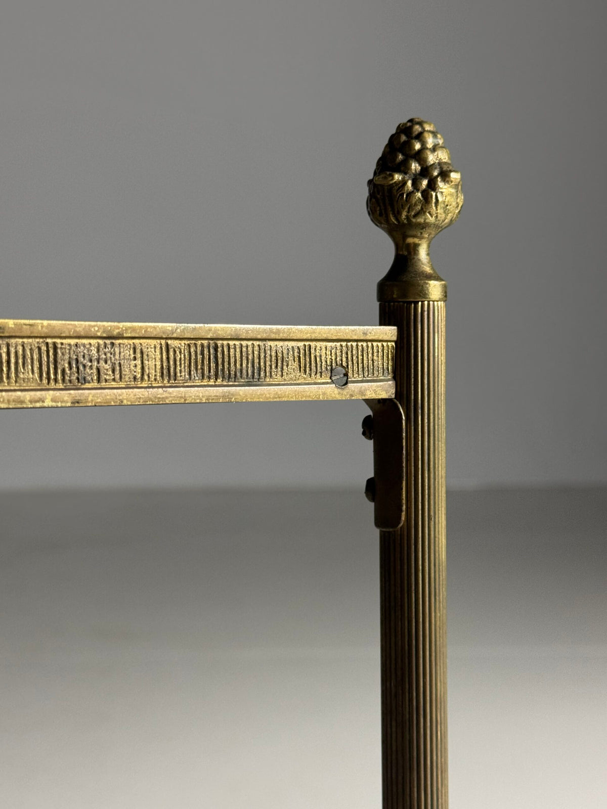 Brass Side Table in the Style of Maison Bagues, France, Mid 20th Century, photo 12