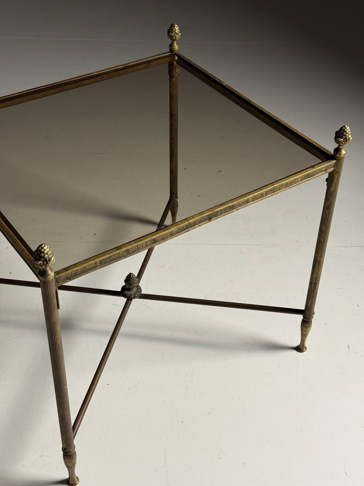 Brass Side Table in the Style of Maison Bagues, France, Mid 20th Century, photo 3