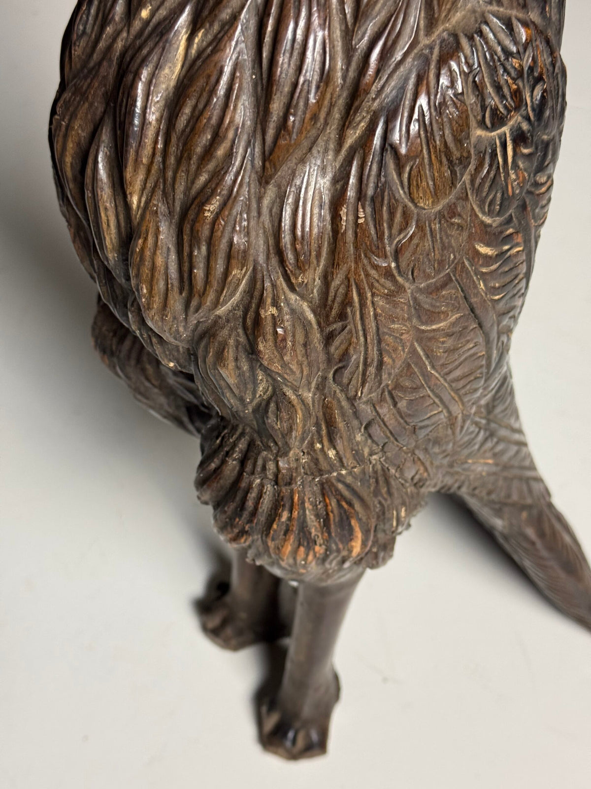 Pair of Hand Carved Wooden Eagles, France c. 1800, photo 21