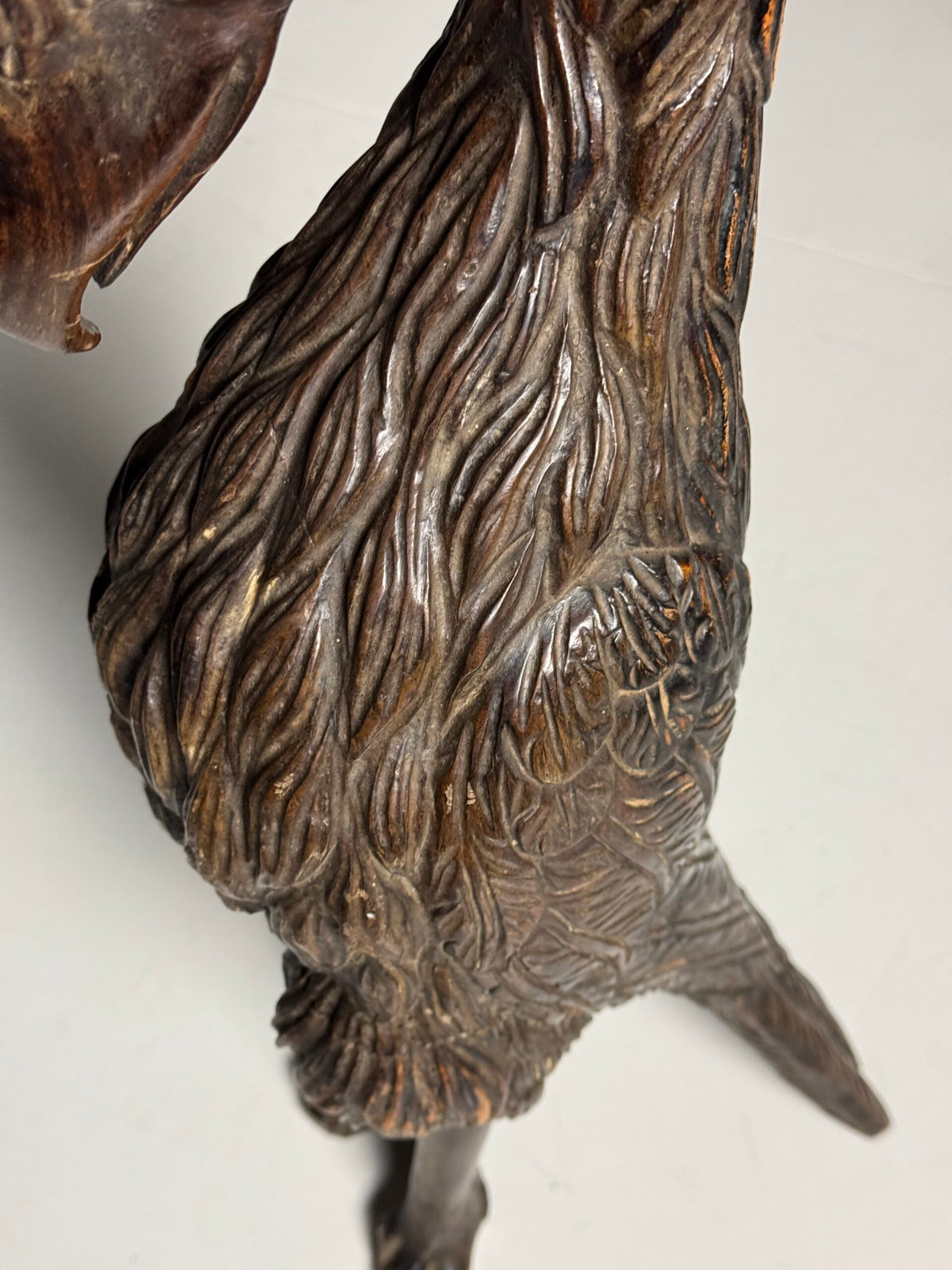 Pair of Hand Carved Wooden Eagles, France c. 1800, photo 20