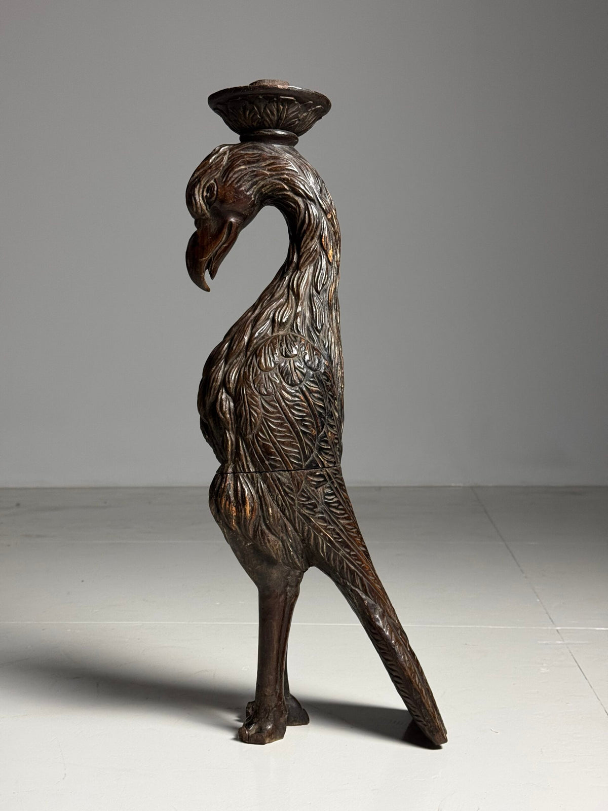 Pair of Hand Carved Wooden Eagles, France c. 1800, photo 19