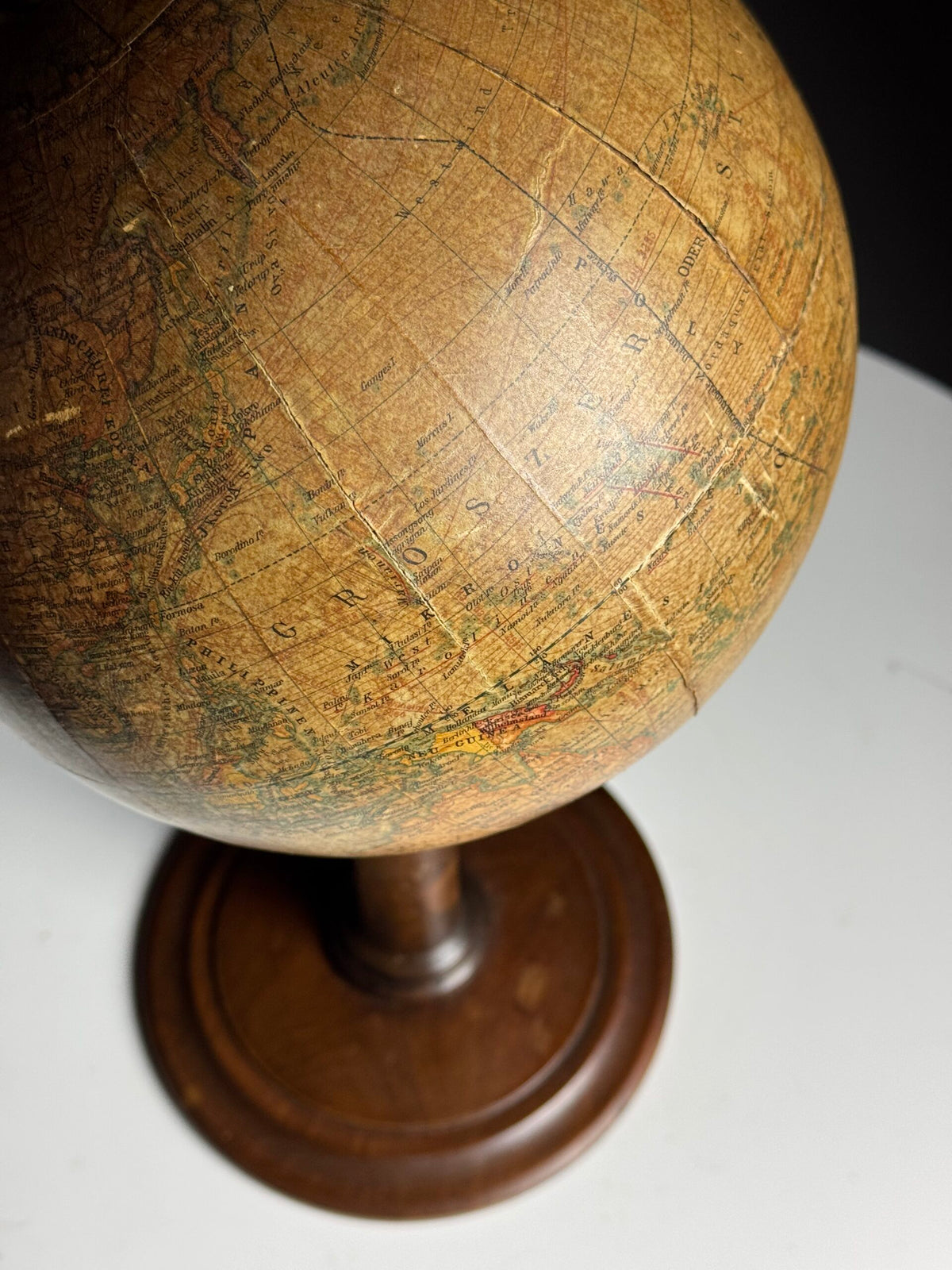 Small Erdglobus by Kartogr. Institut D. Reimer, Berlin, Mid 20th Century, photo 15