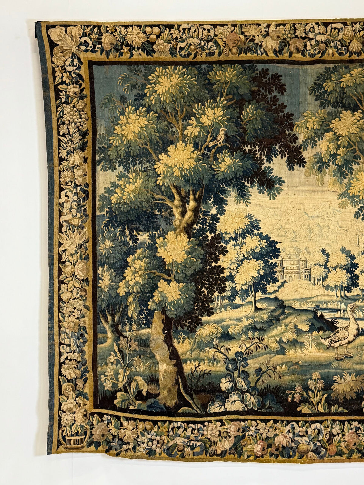 Large French Tapestry of an Exotic Chateau Garden, 18th Century, photo 6