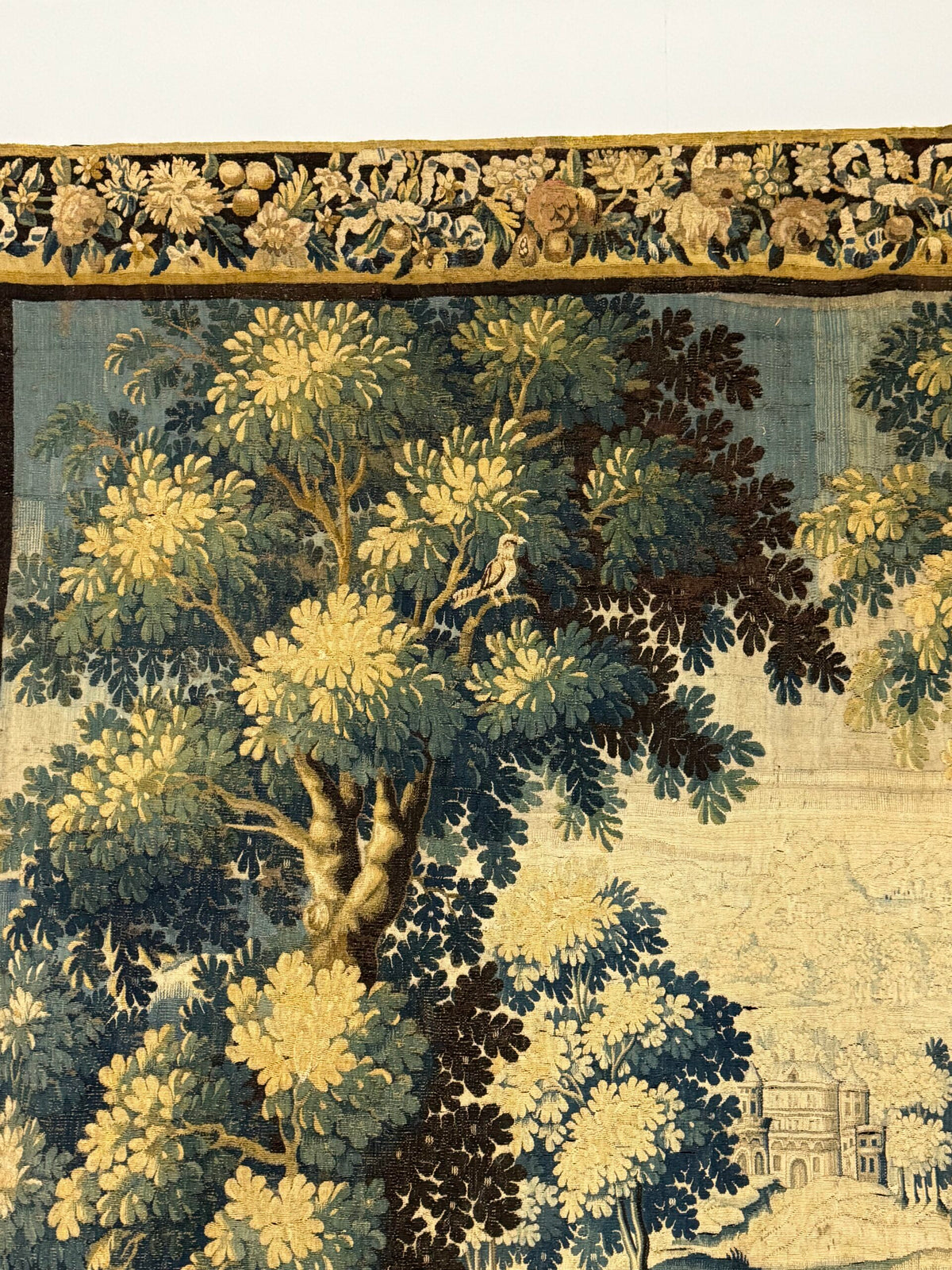 Large French Tapestry of an Exotic Chateau Garden, 18th Century, photo 19