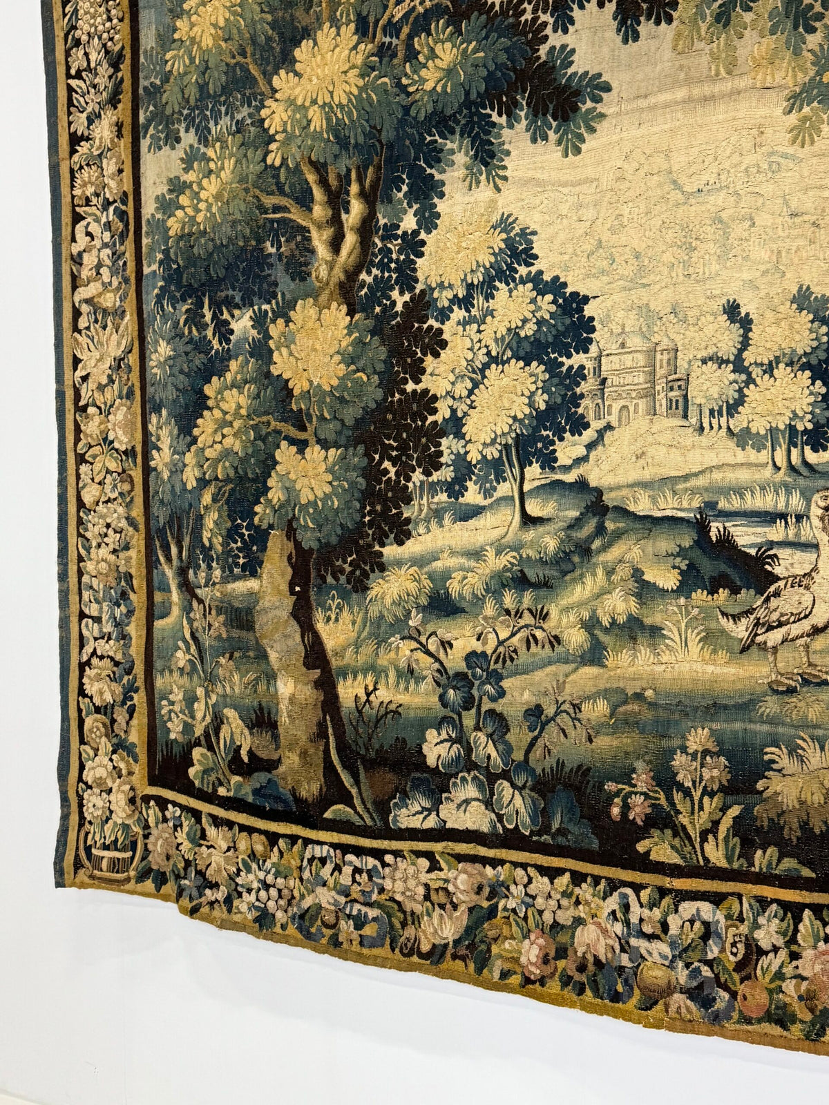 Large French Tapestry of an Exotic Chateau Garden, 18th Century, photo 23
