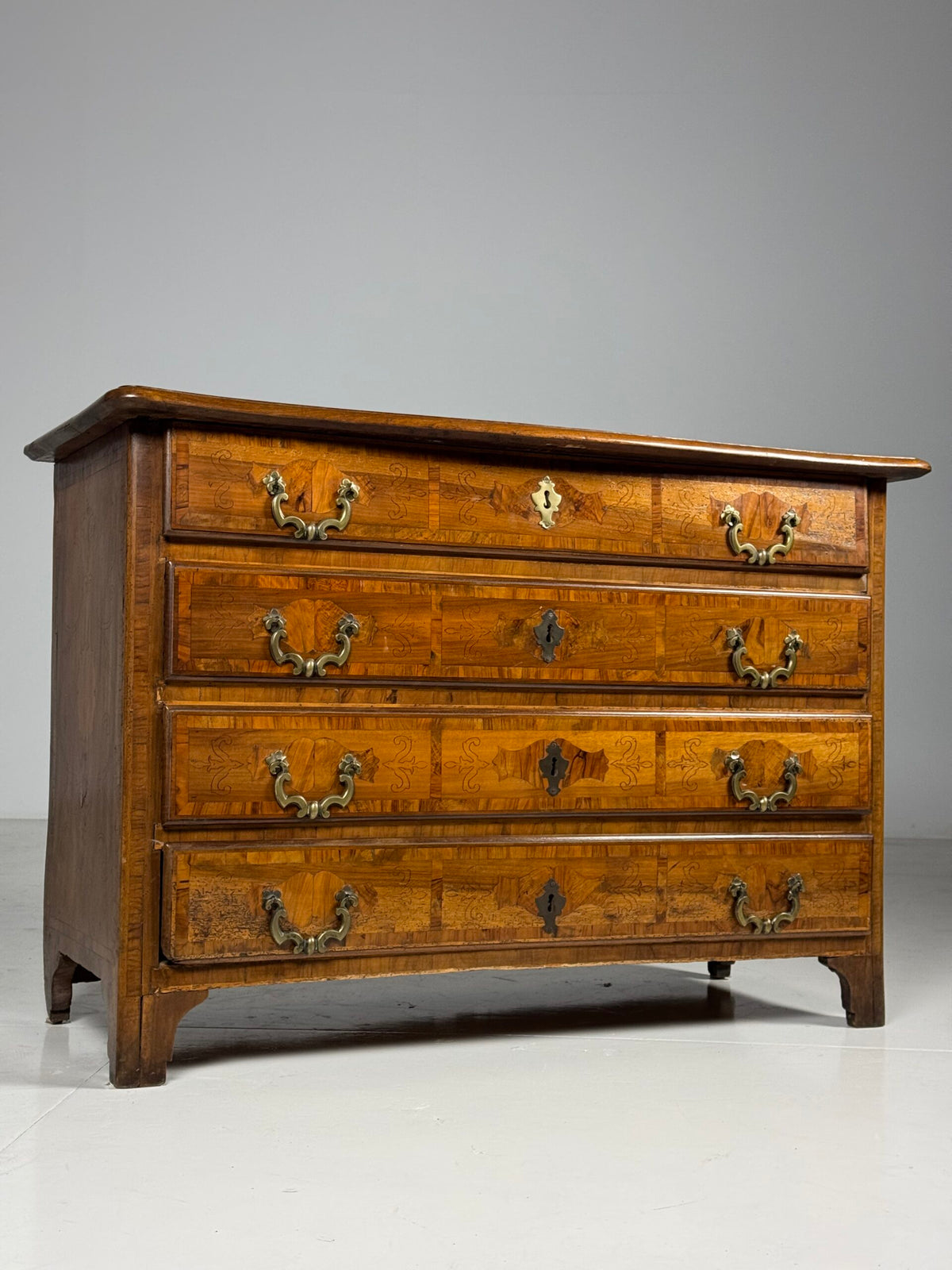 Italian Inlaid Chest of Drawers, 18th Century, photo 1