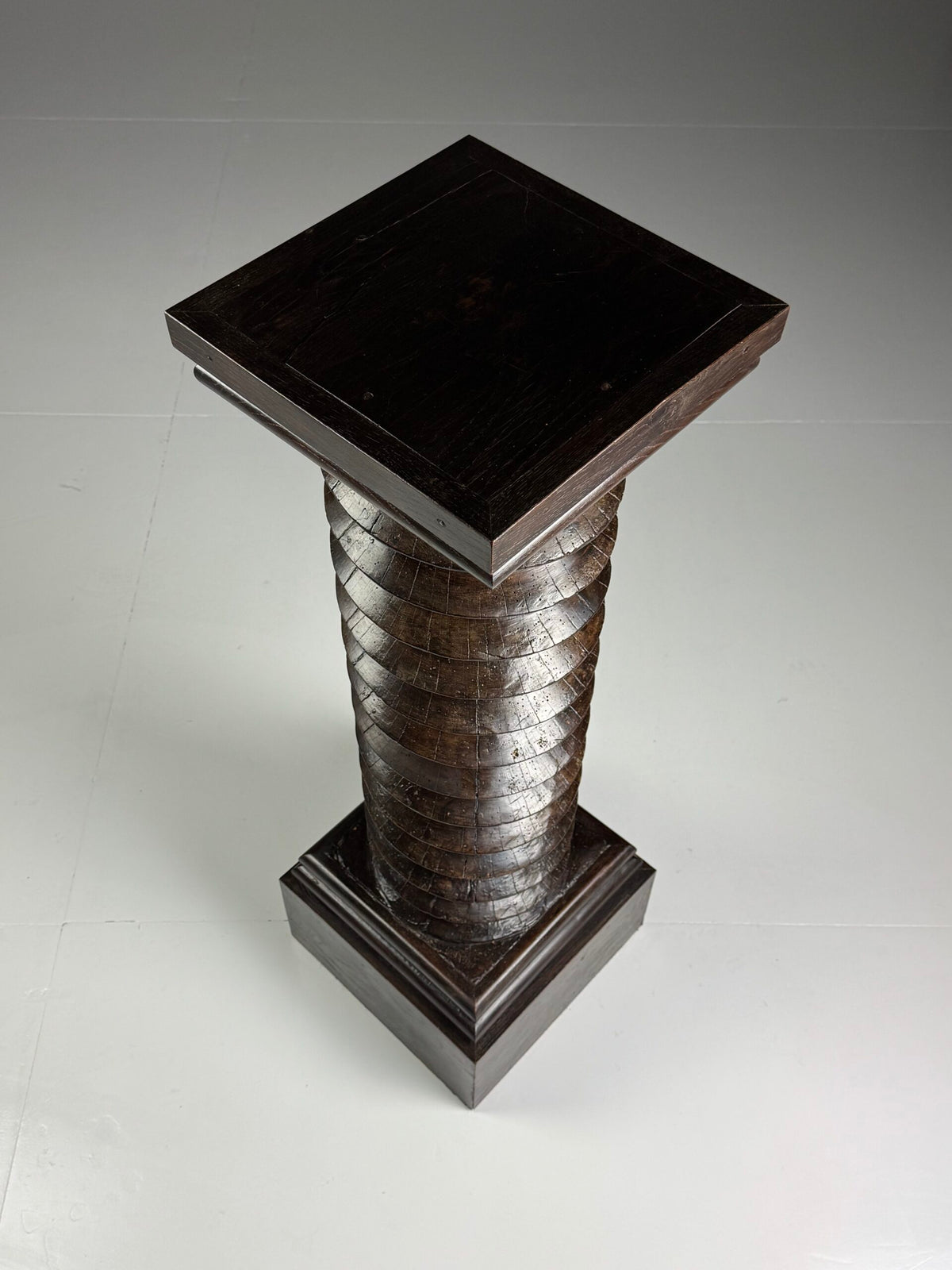 Heavy French Turned Column or Wine Press Screw, c. 1900, photo 5