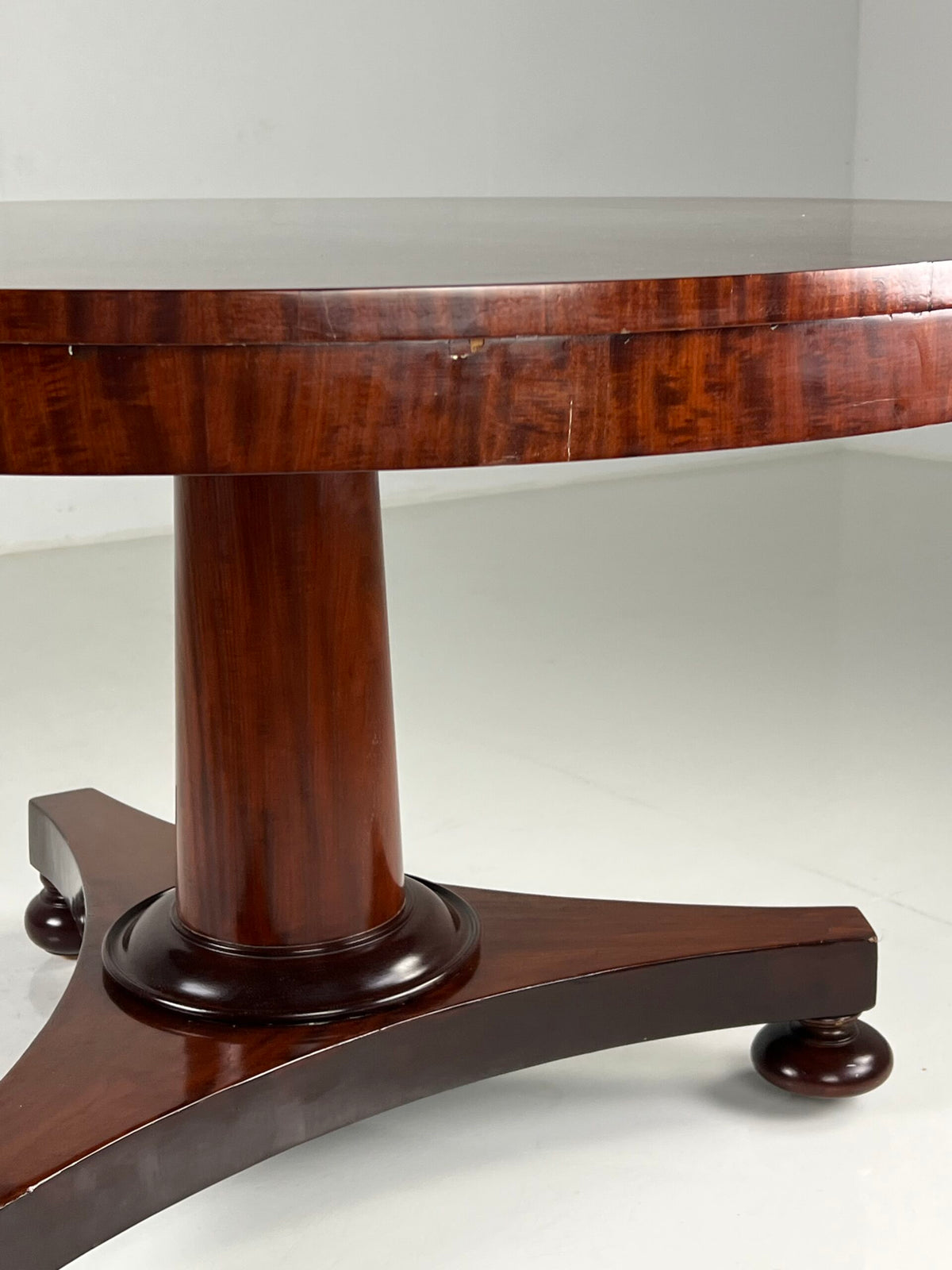 Large Mahogany Tilt Top Center Table, 19th Century, photo 15