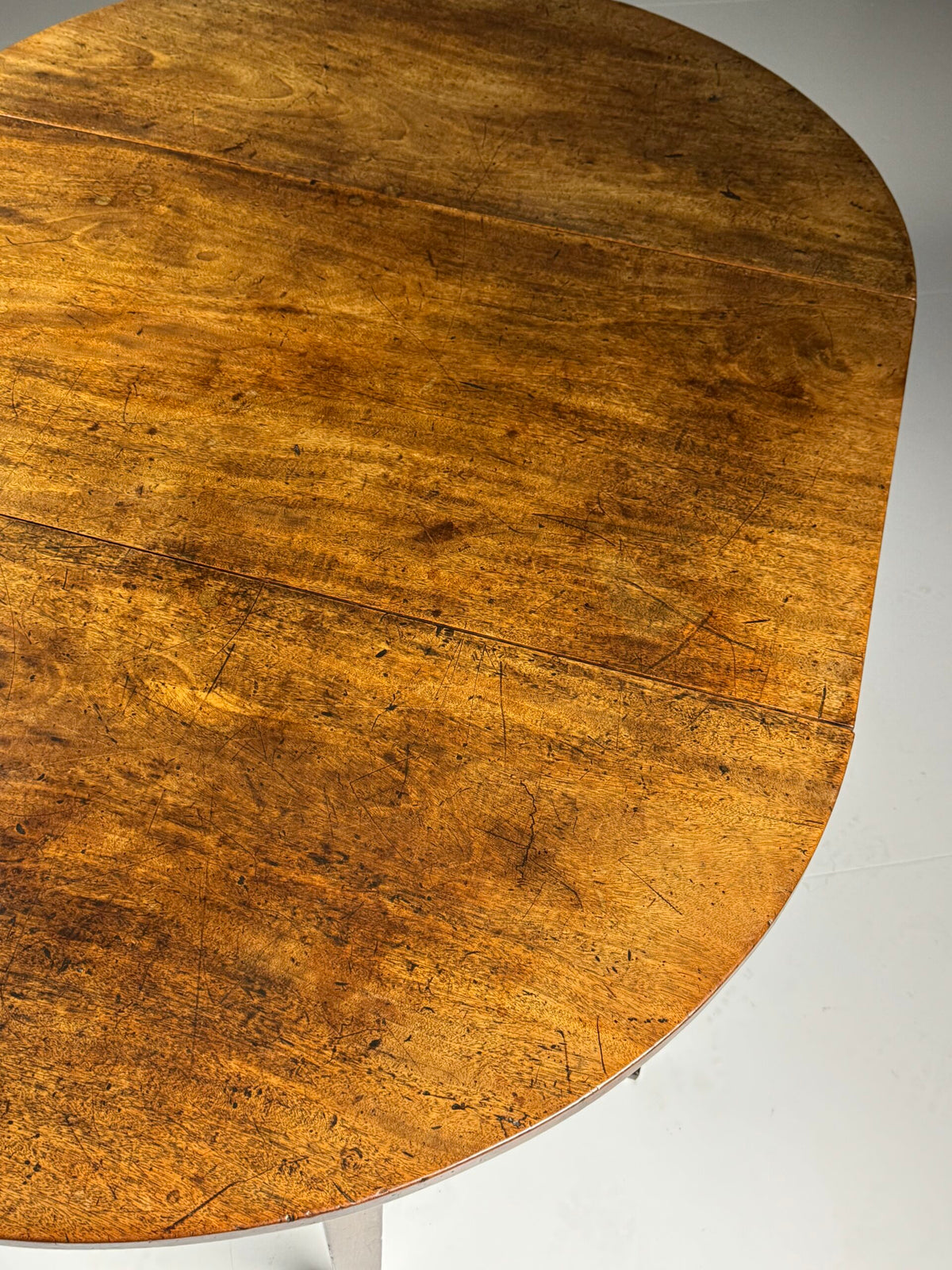 English Demi Lune Extending Dining Table, 19th Century, photo 6