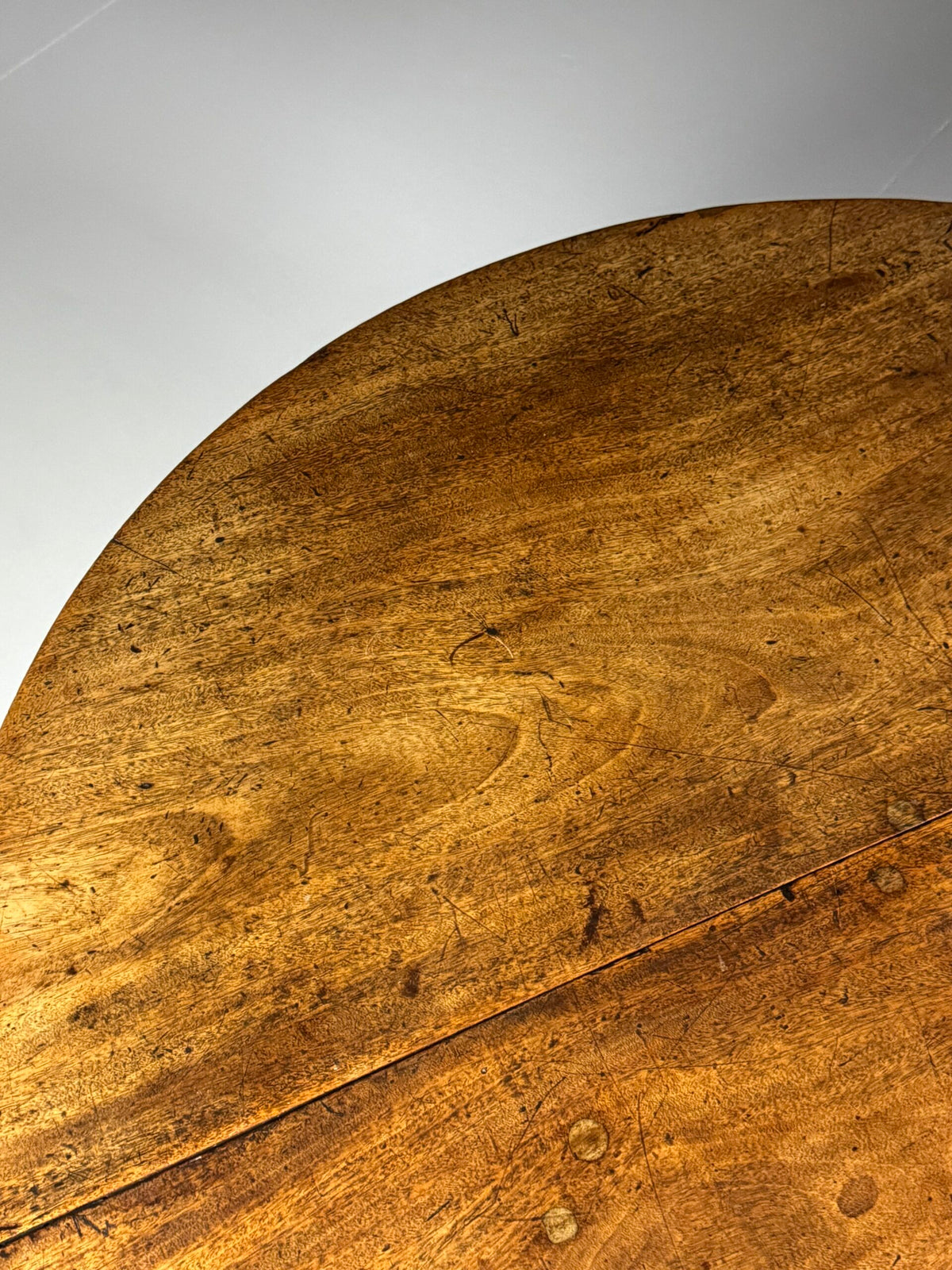 English Demi Lune Extending Dining Table, 19th Century, photo 7