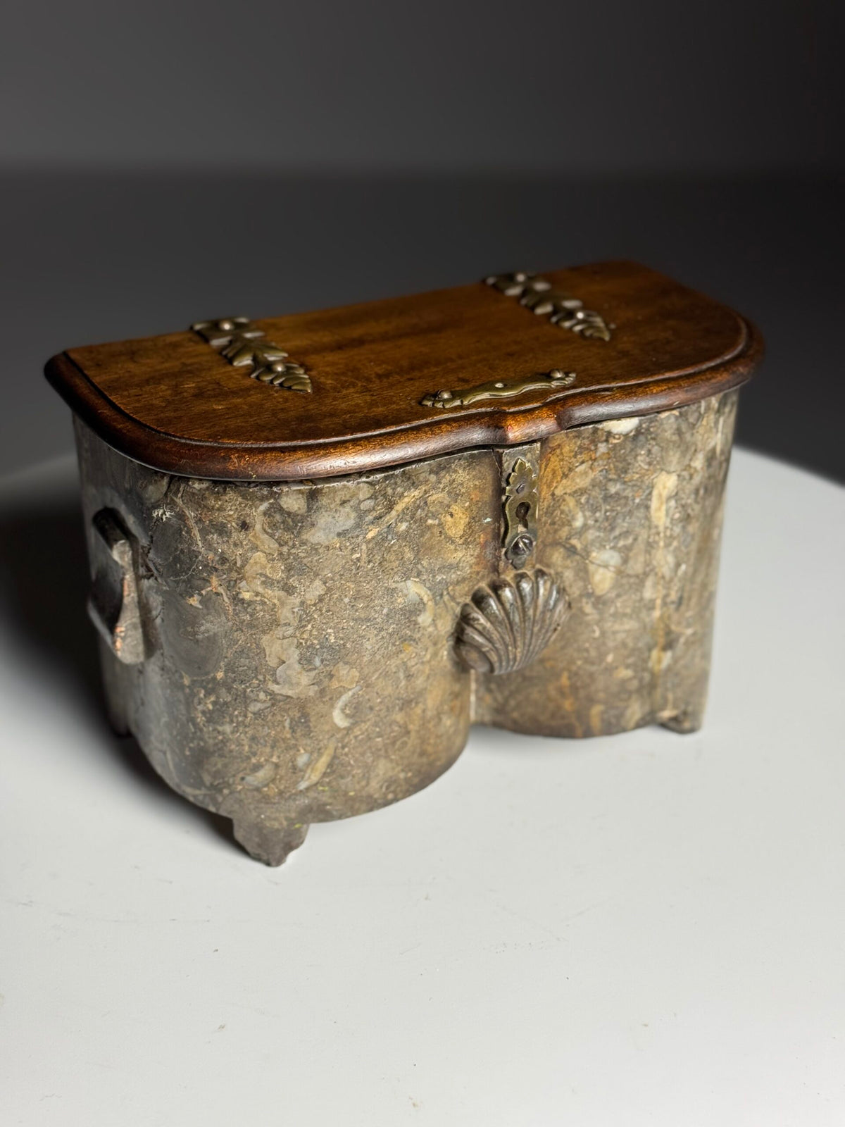 Regency Marble and Wood Viscera Box, 18th Century, photo 18
