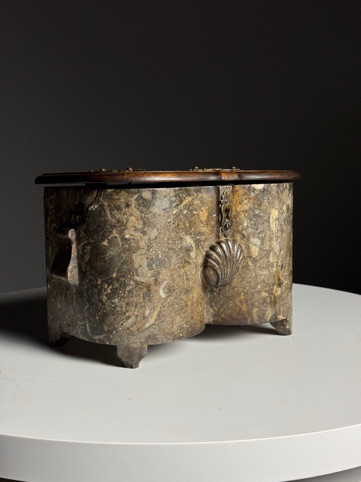 Regency Marble and Wood Viscera Box, 18th Century, photo 16