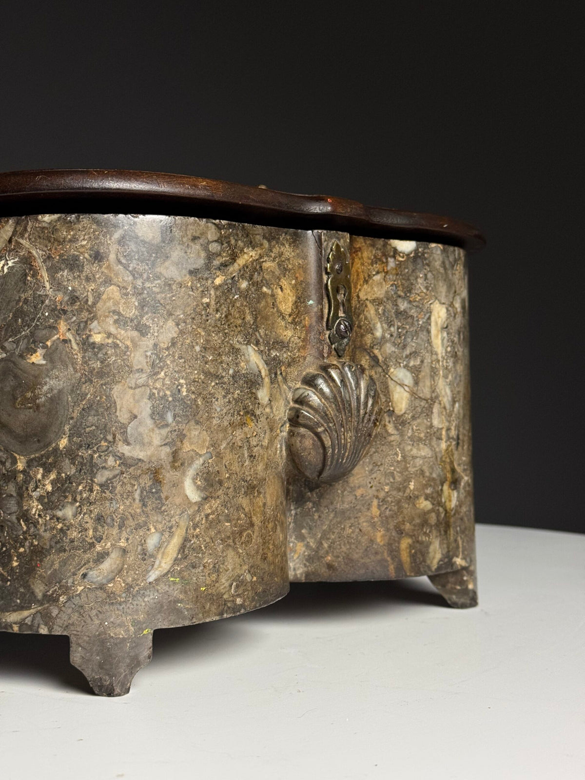 Regency Marble and Wood Viscera Box, 18th Century, photo 14