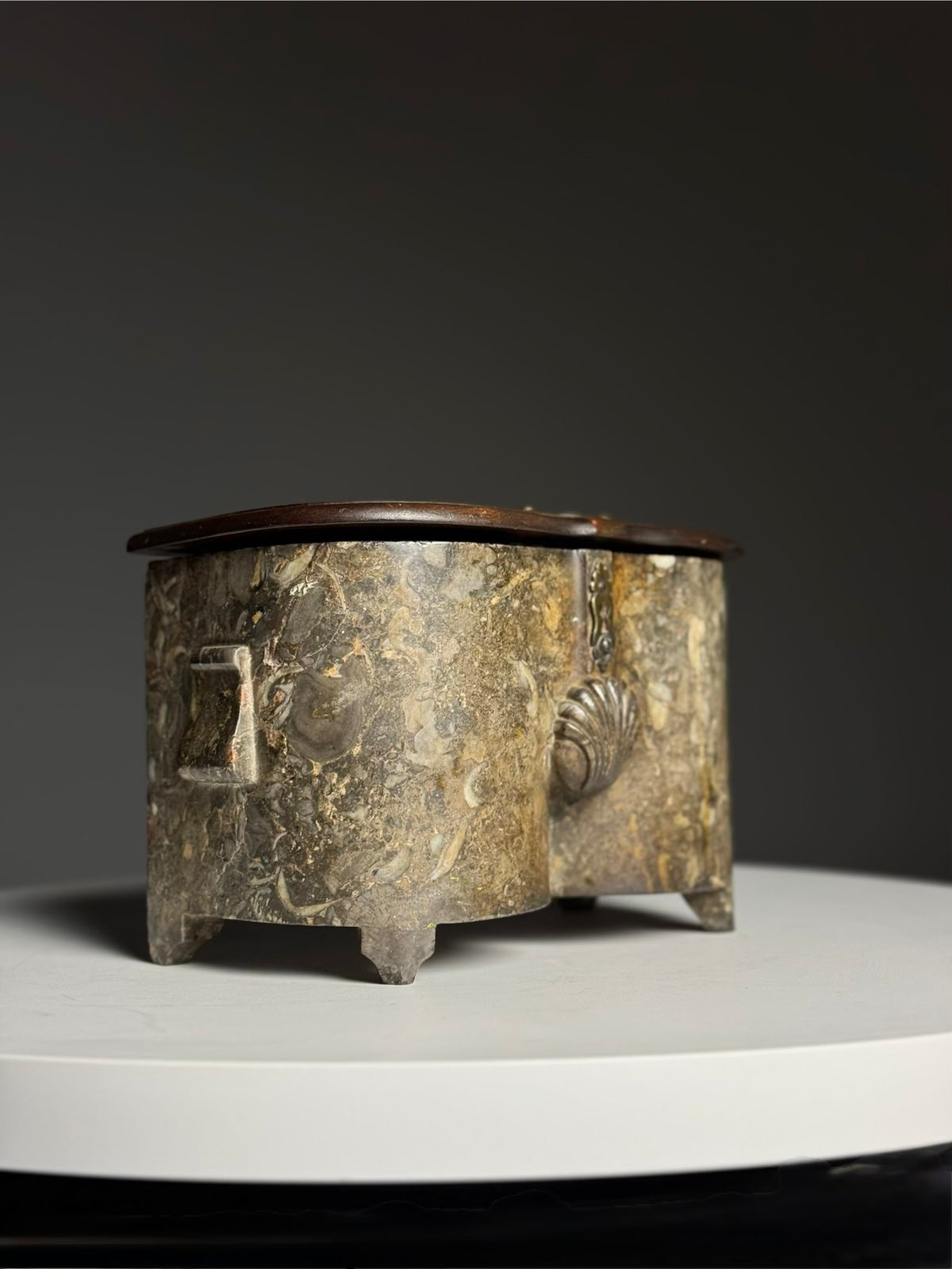 Regency Marble and Wood Viscera Box, 18th Century, photo 13
