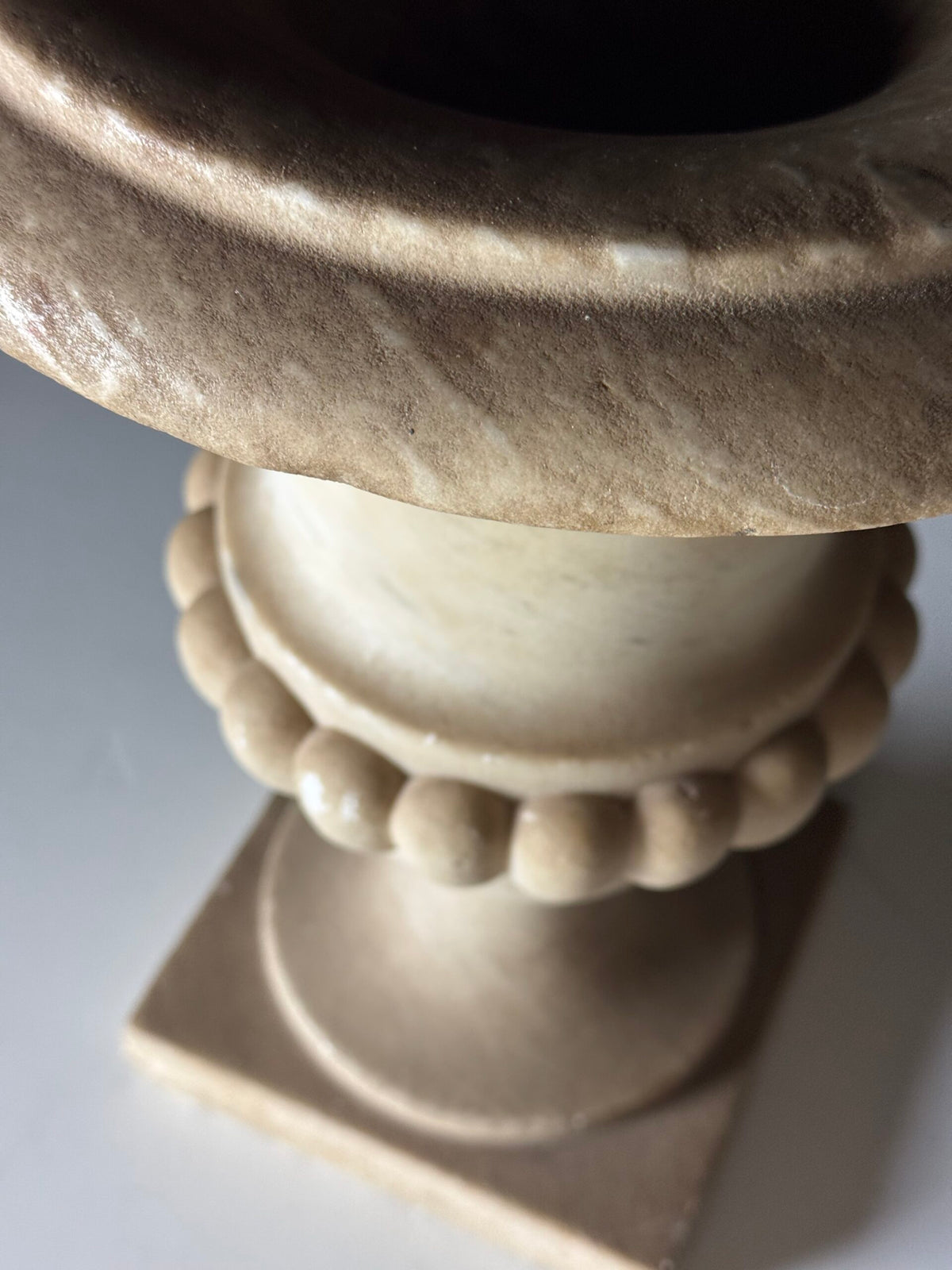 Early 20th Century Solid Marble Jardiniere, photo 13